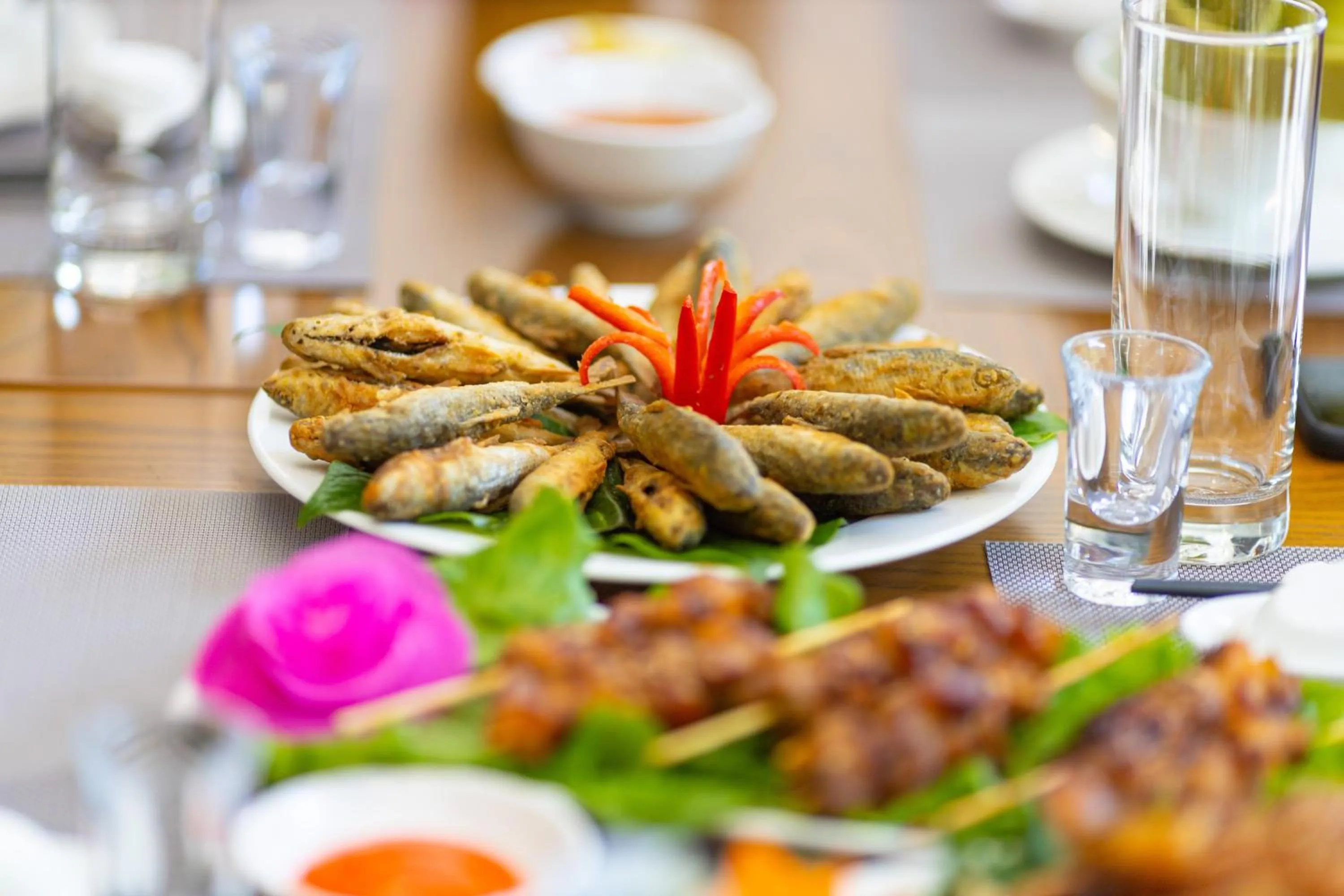 Food and drinks in Mai Chau Mountain View Resort