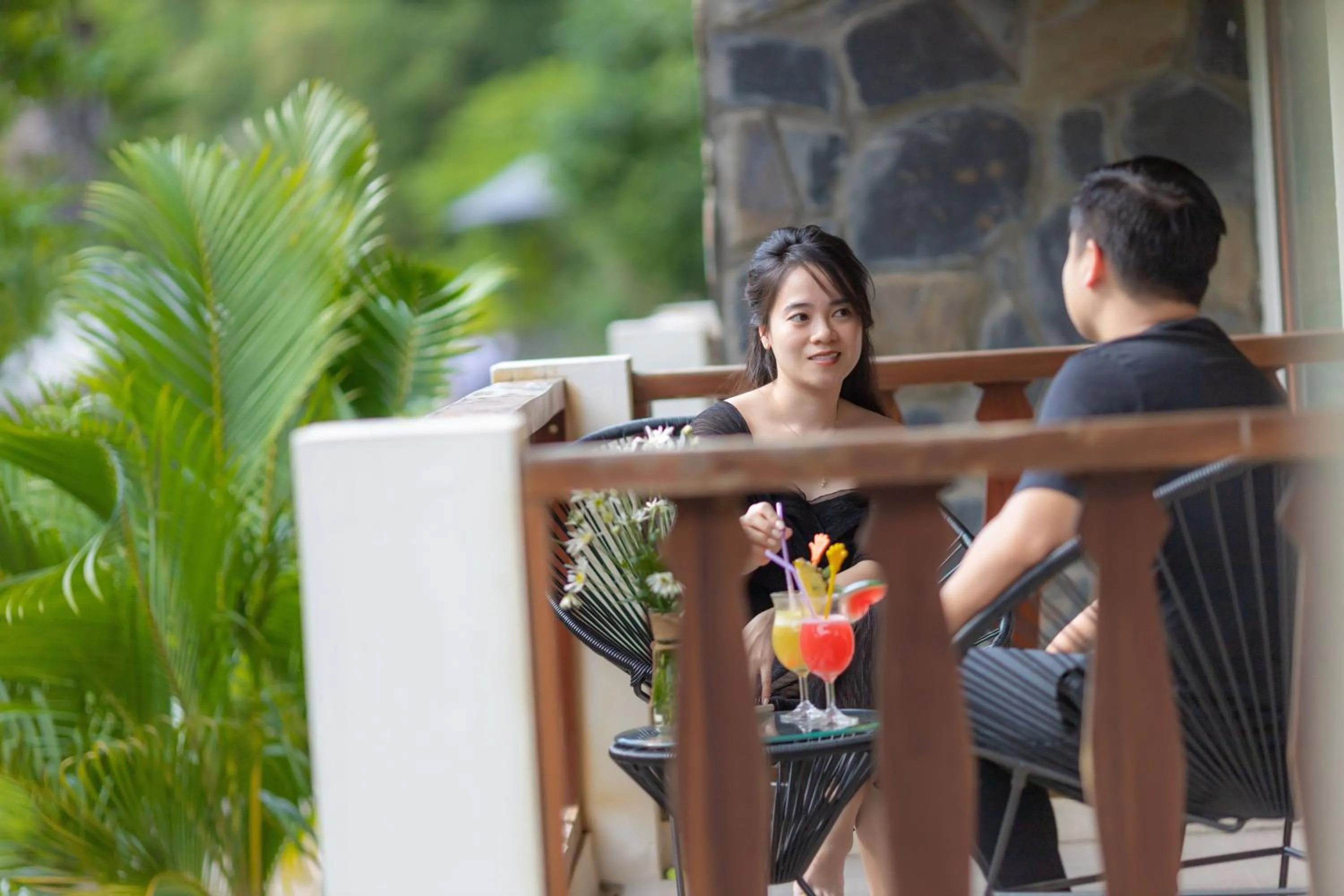 Balcony/Terrace in Mai Chau Mountain View Resort