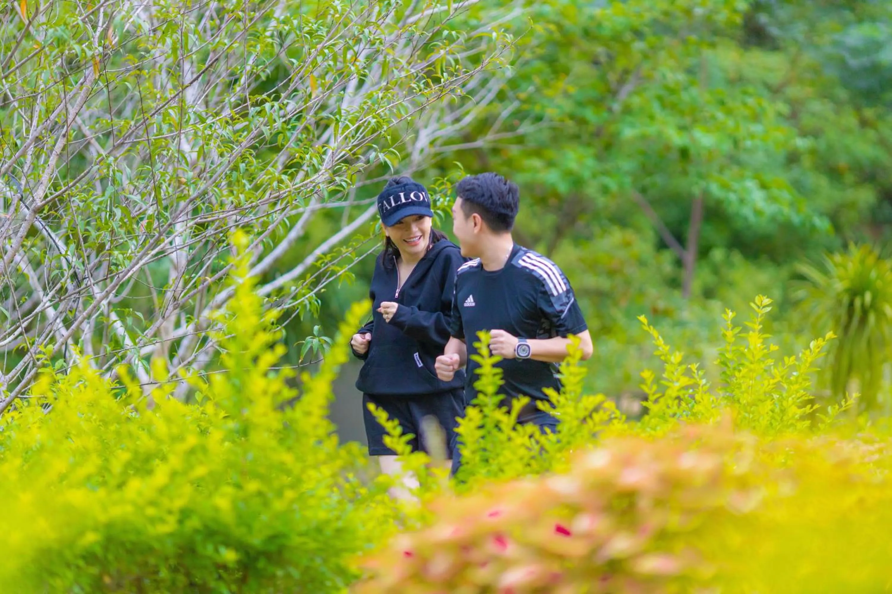 People in Mai Chau Mountain View Resort