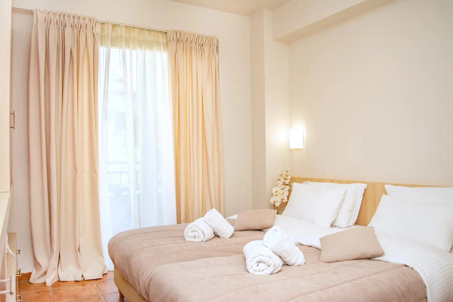 Bedroom, Bed in Platamon Centrale