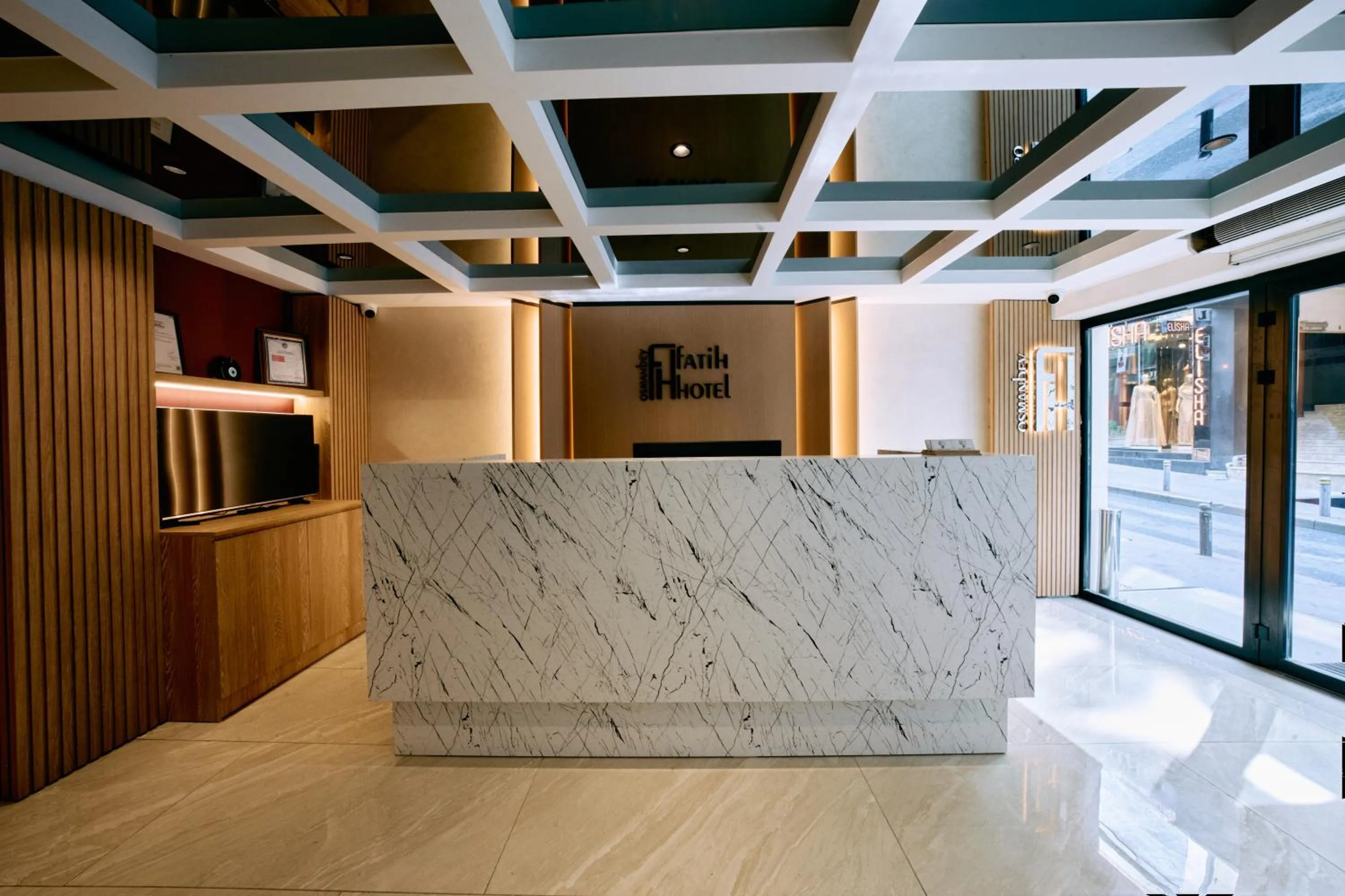 Lobby or reception in Osmanbey Fatih Hotel