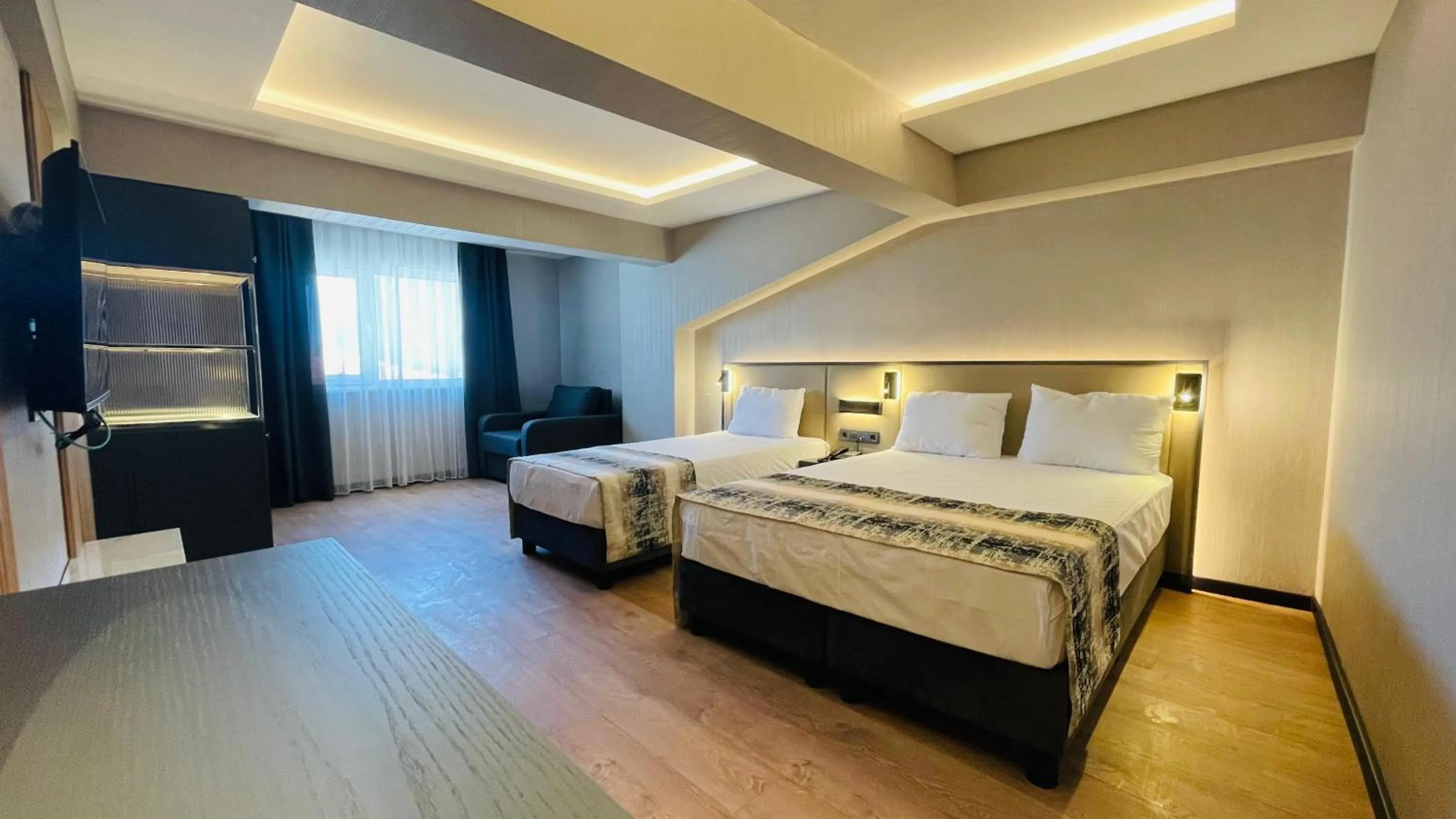 Photo of the whole room, Bed in Osmanbey Fatih Hotel