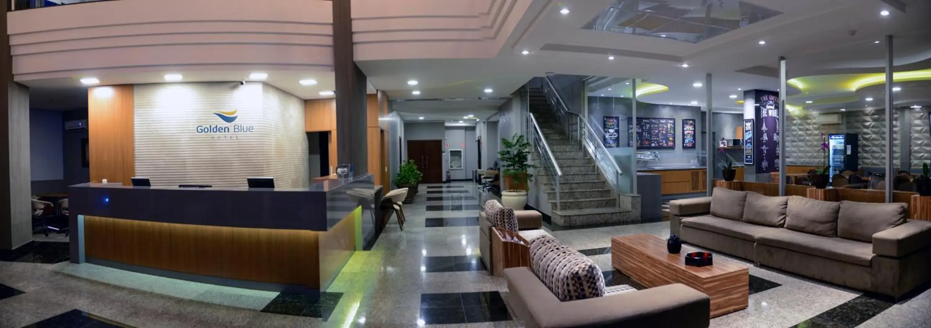 Lobby or reception in Golden Blue Hotel Lobby or reception in Golden Blue Hotel