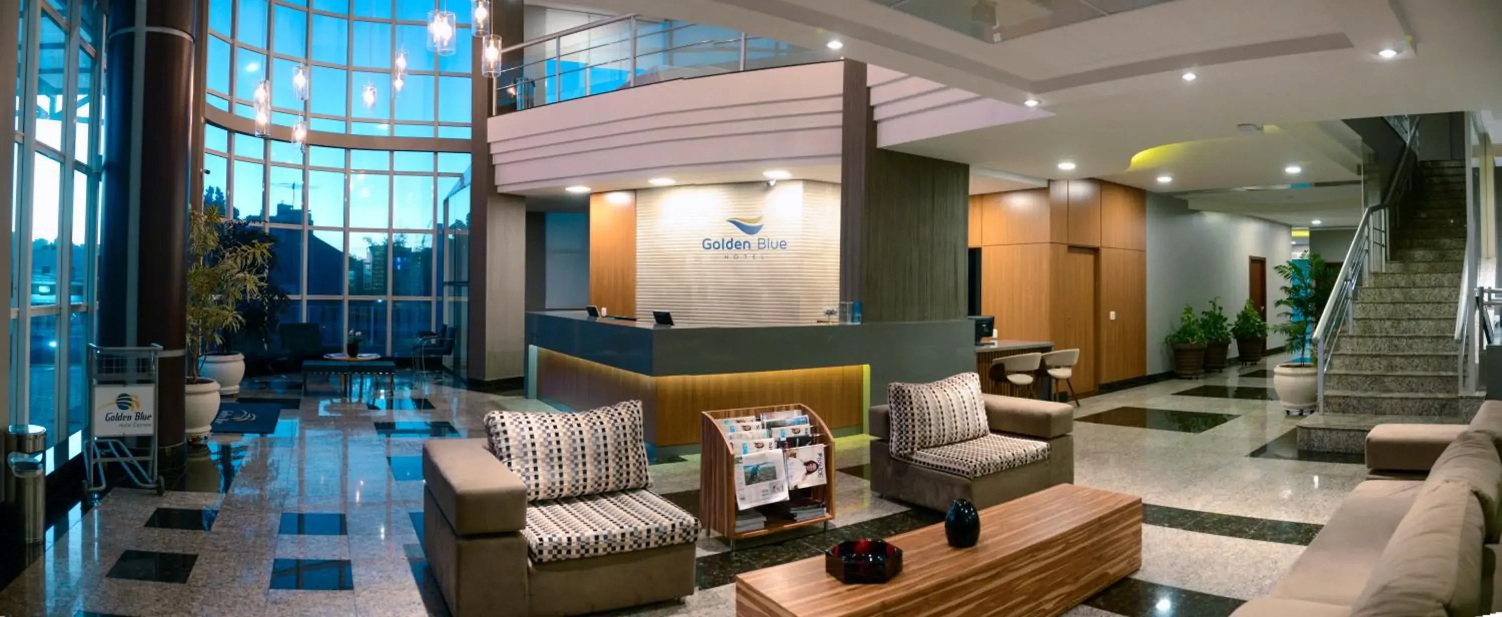 Lobby or reception in Golden Blue Hotel Lobby or reception in Golden Blue Hotel