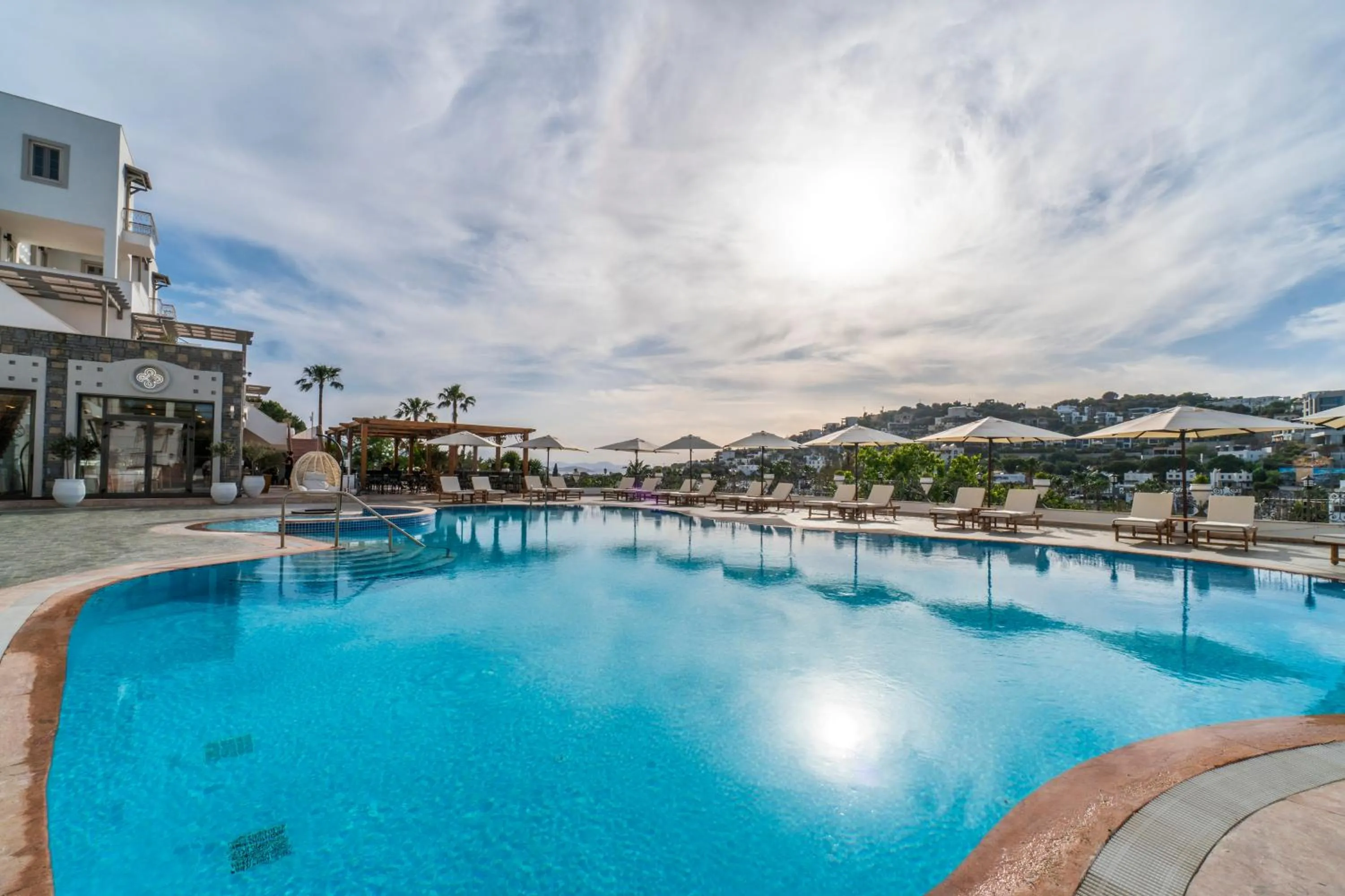 Swimming pool in Elementa Boutique Hotel - Adults Only