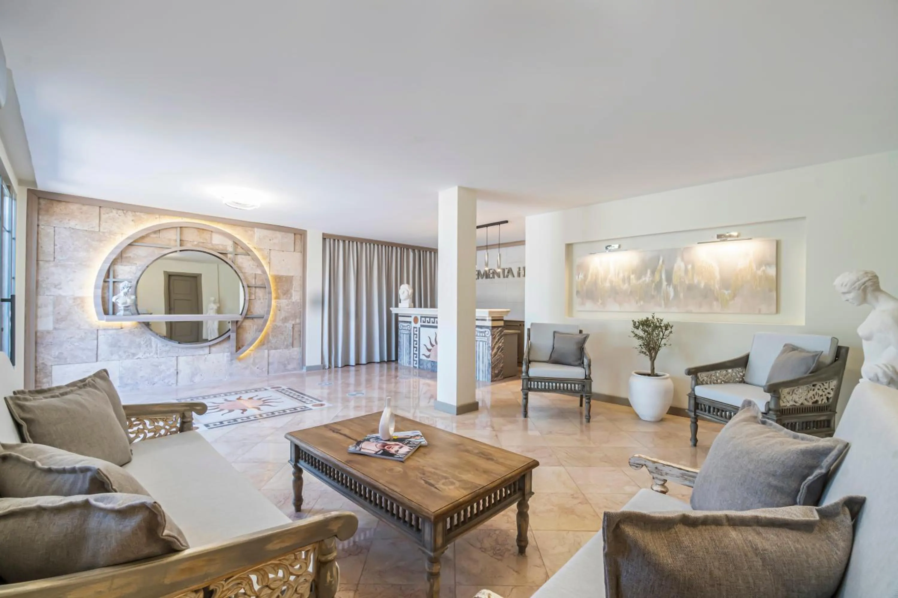 Lobby or reception in Elementa Boutique Hotel - Adults Only