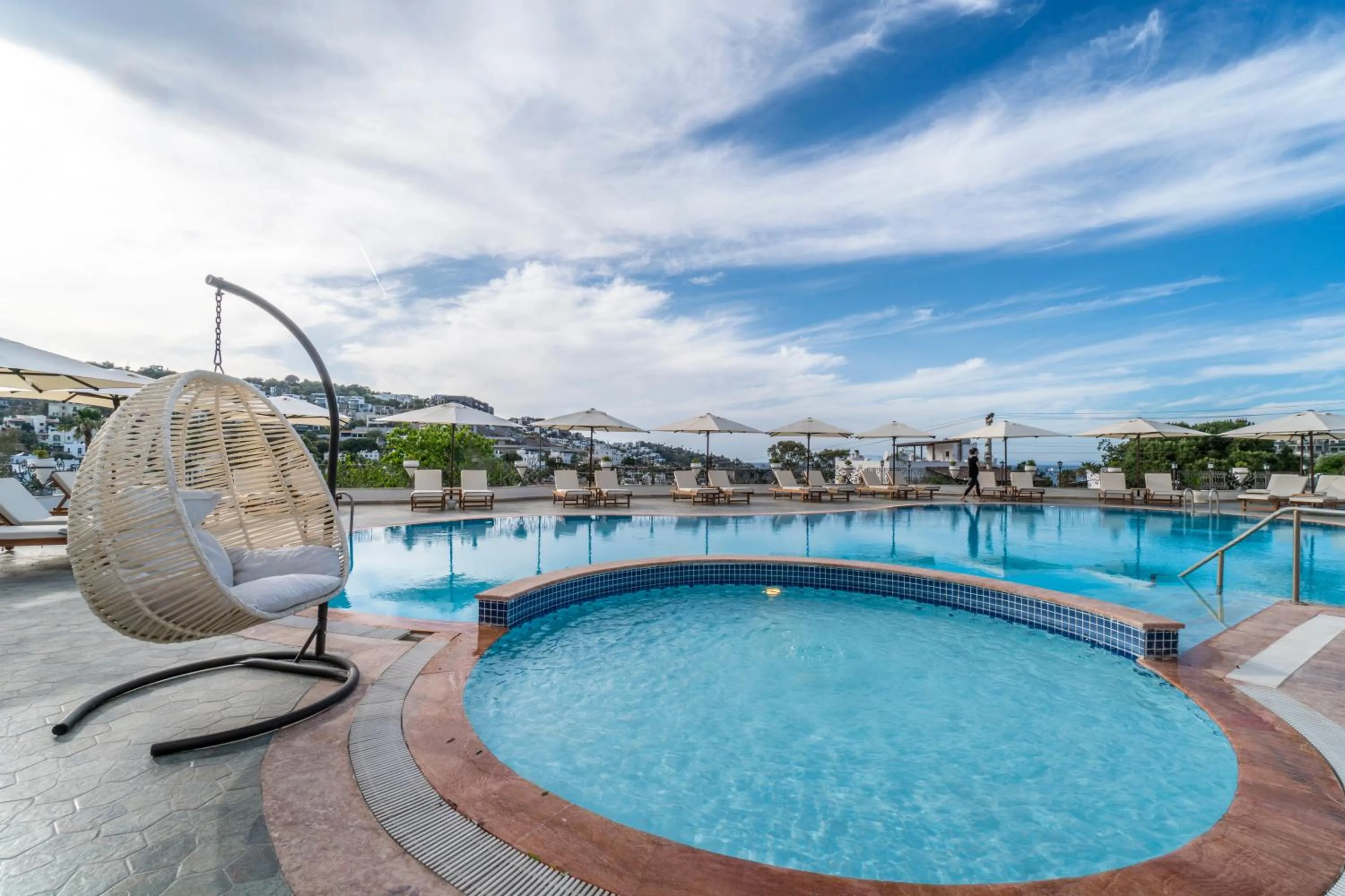 Swimming pool in Elementa Boutique Hotel - Adults Only