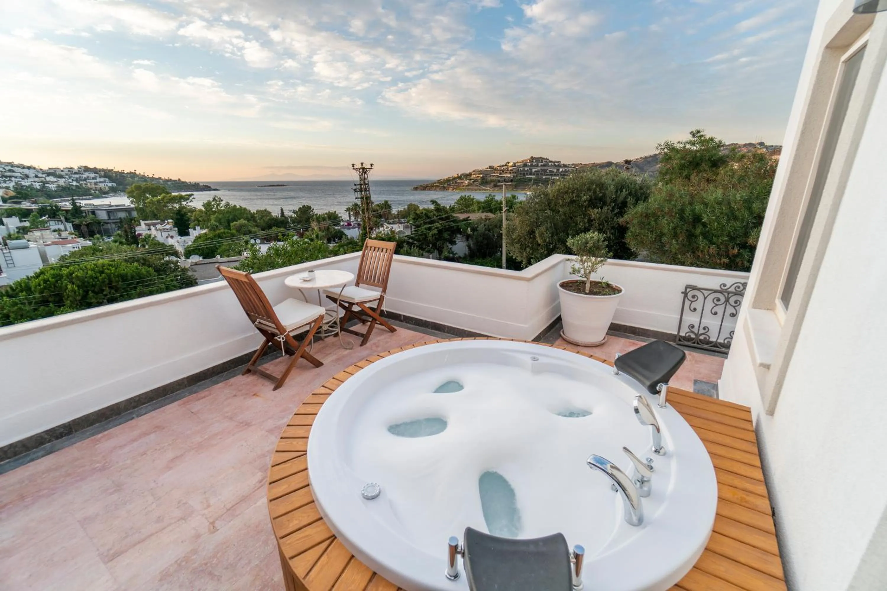 Balcony/Terrace in Elementa Boutique Hotel - Adults Only