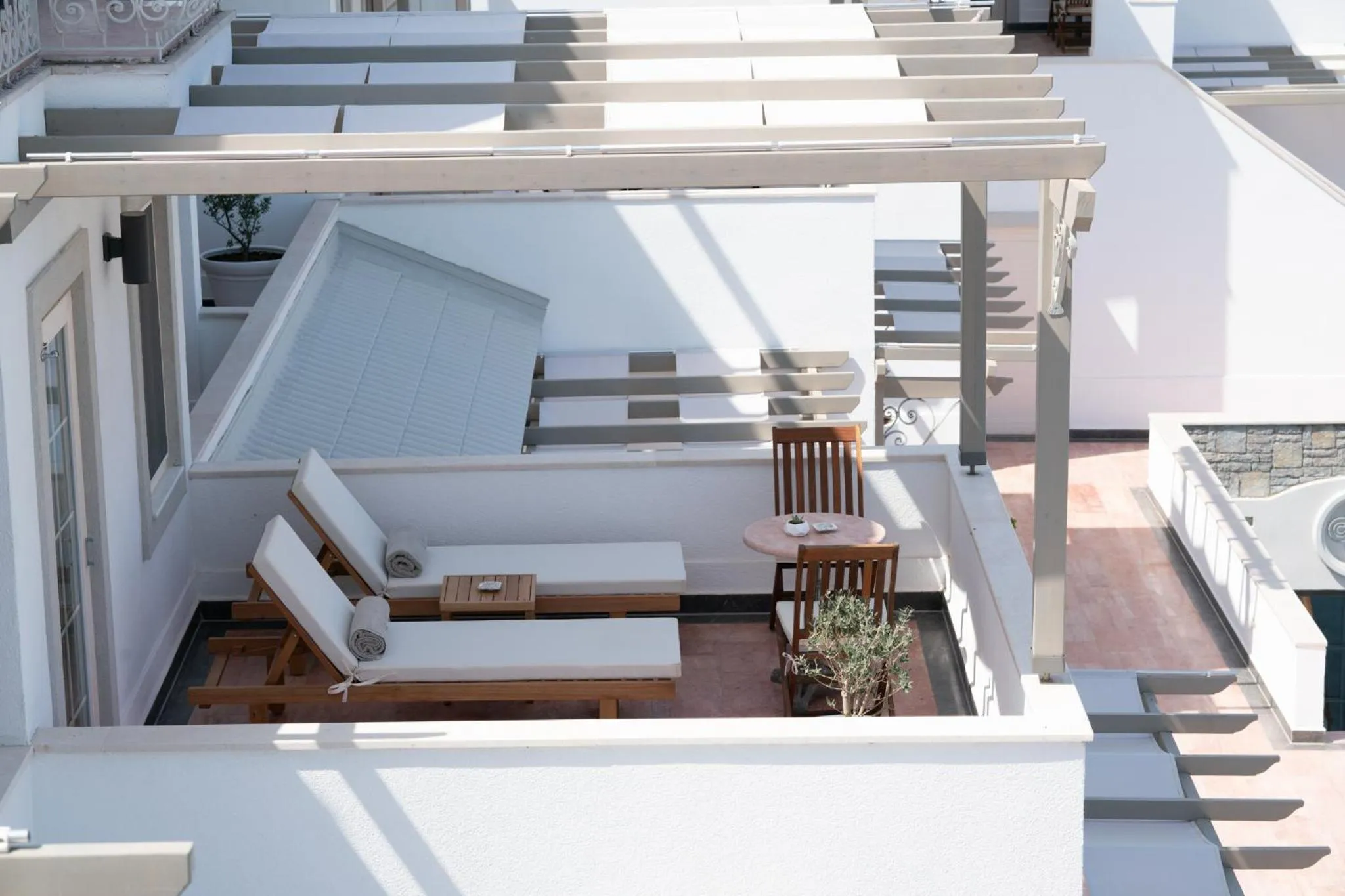 Balcony/Terrace in Elementa Boutique Hotel - Adults Only