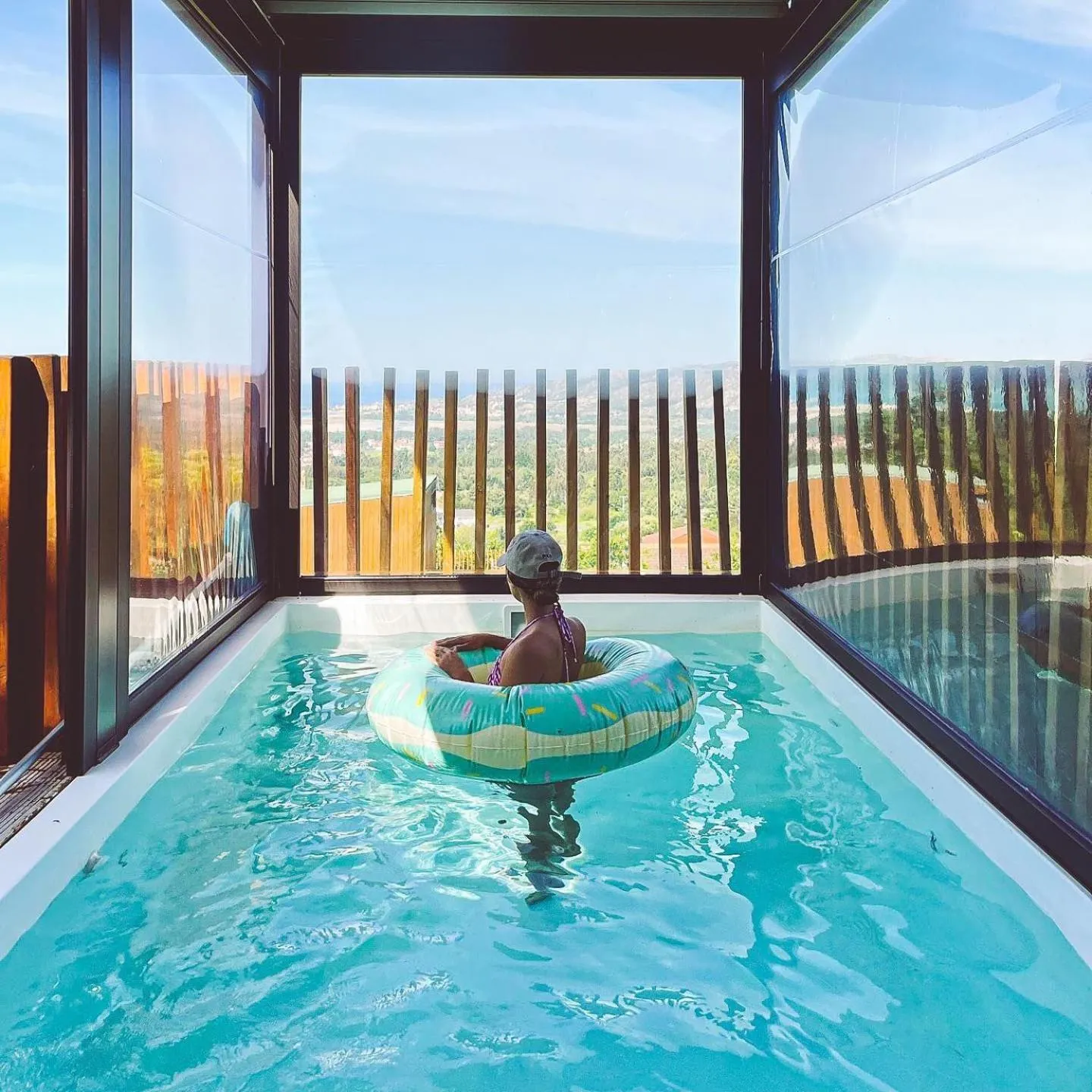 Swimming pool in Nidos de carnota