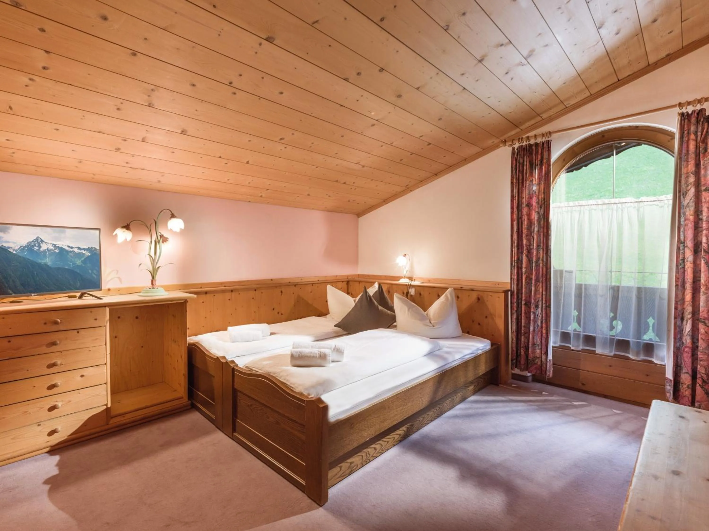 Bed in Ferienhaus Kröll