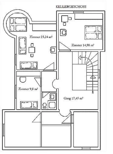 Floor plan in Ferienhaus Kröll