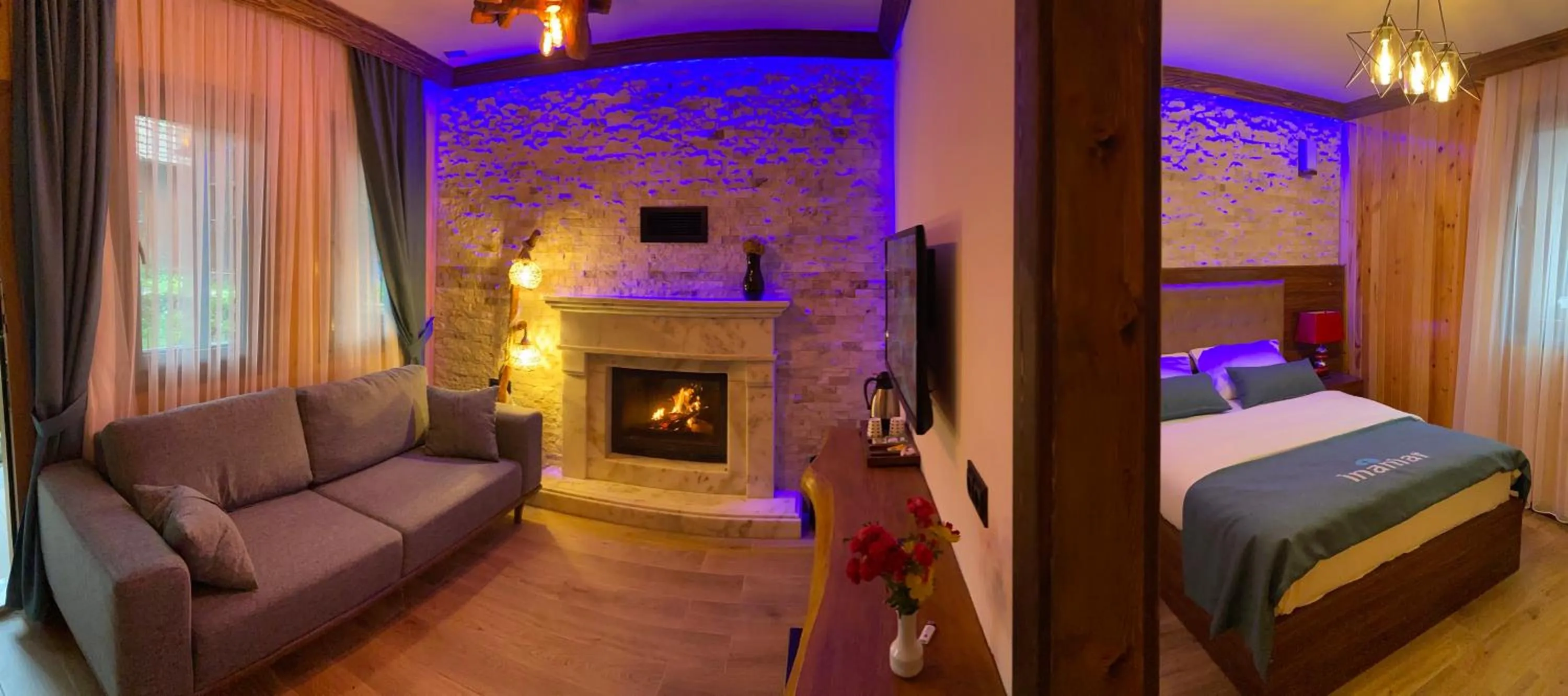 TV and multimedia, Bed in Inanlar Garden Hotel & Bungalow