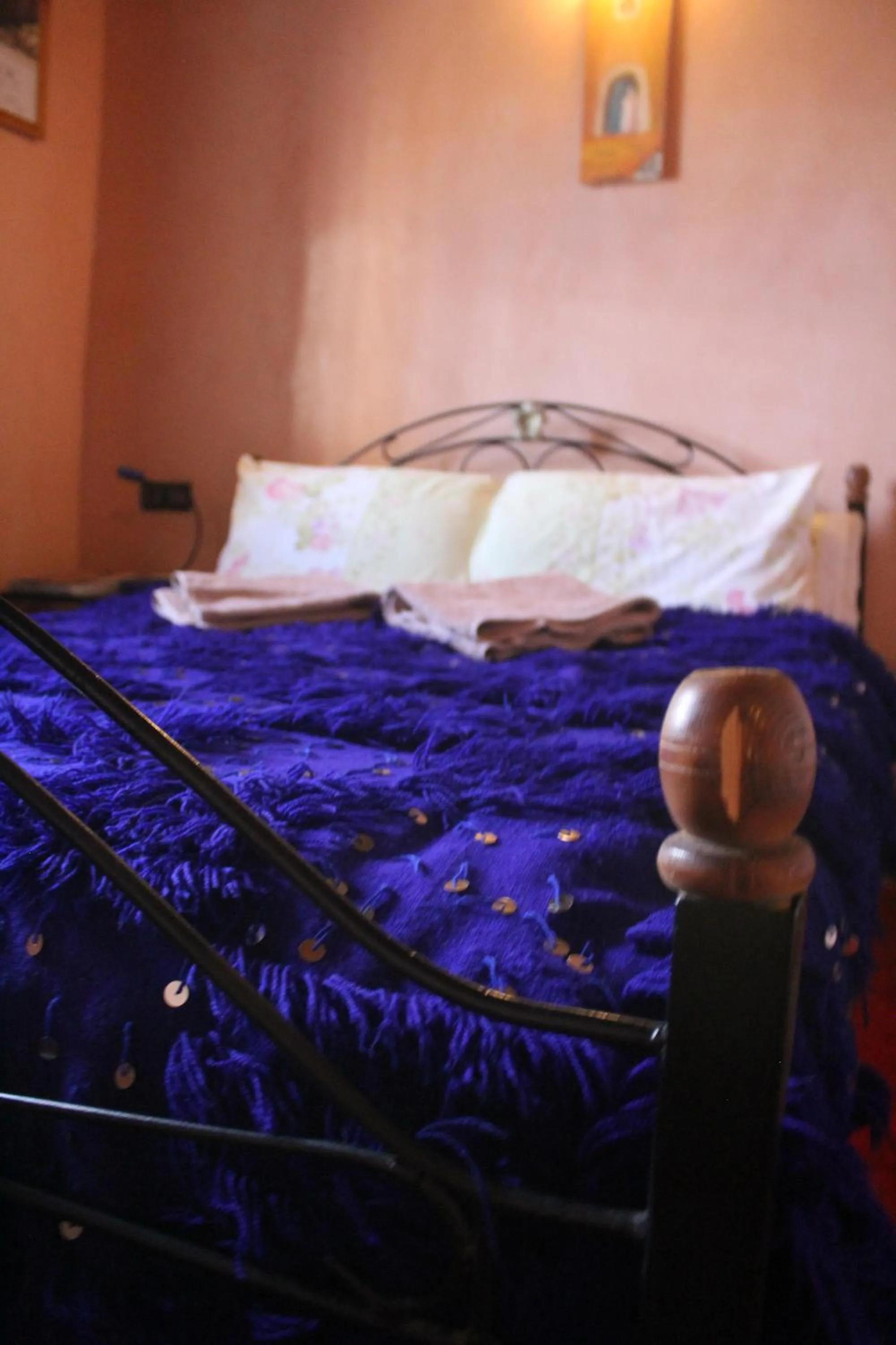 Bed in Chez Yacob kasbah
