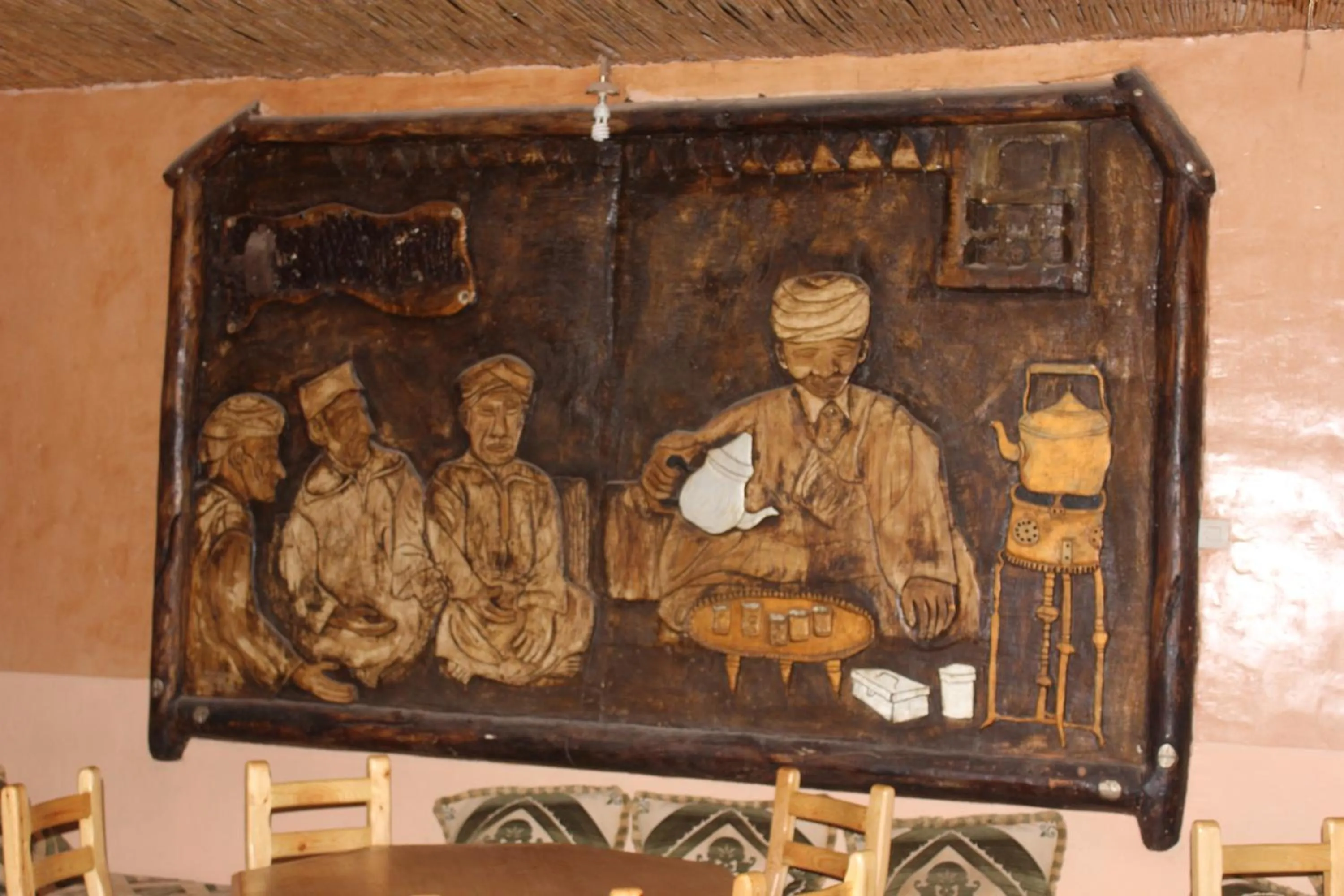 Decorative detail in Chez Yacob kasbah