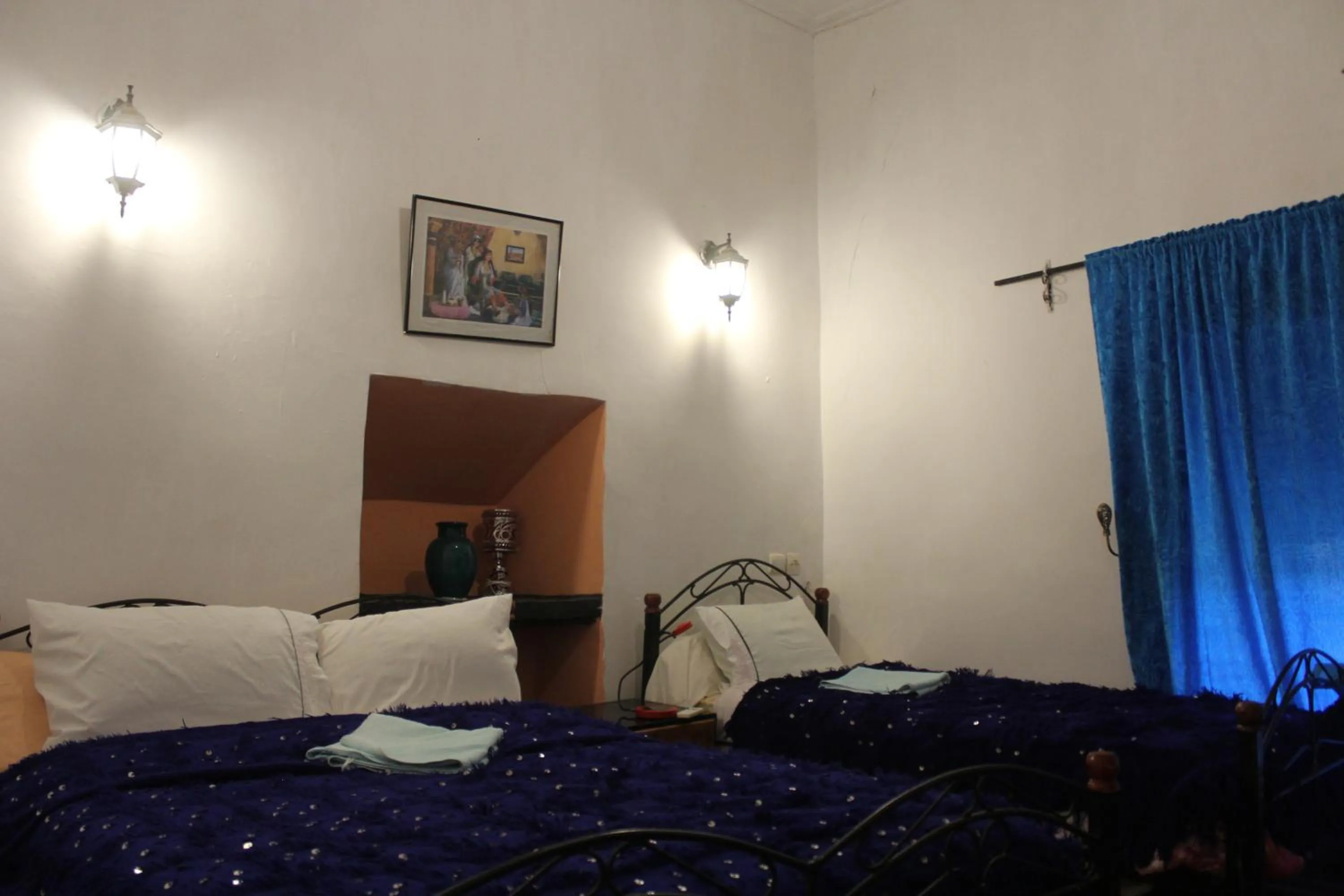 Bed in Chez Yacob kasbah