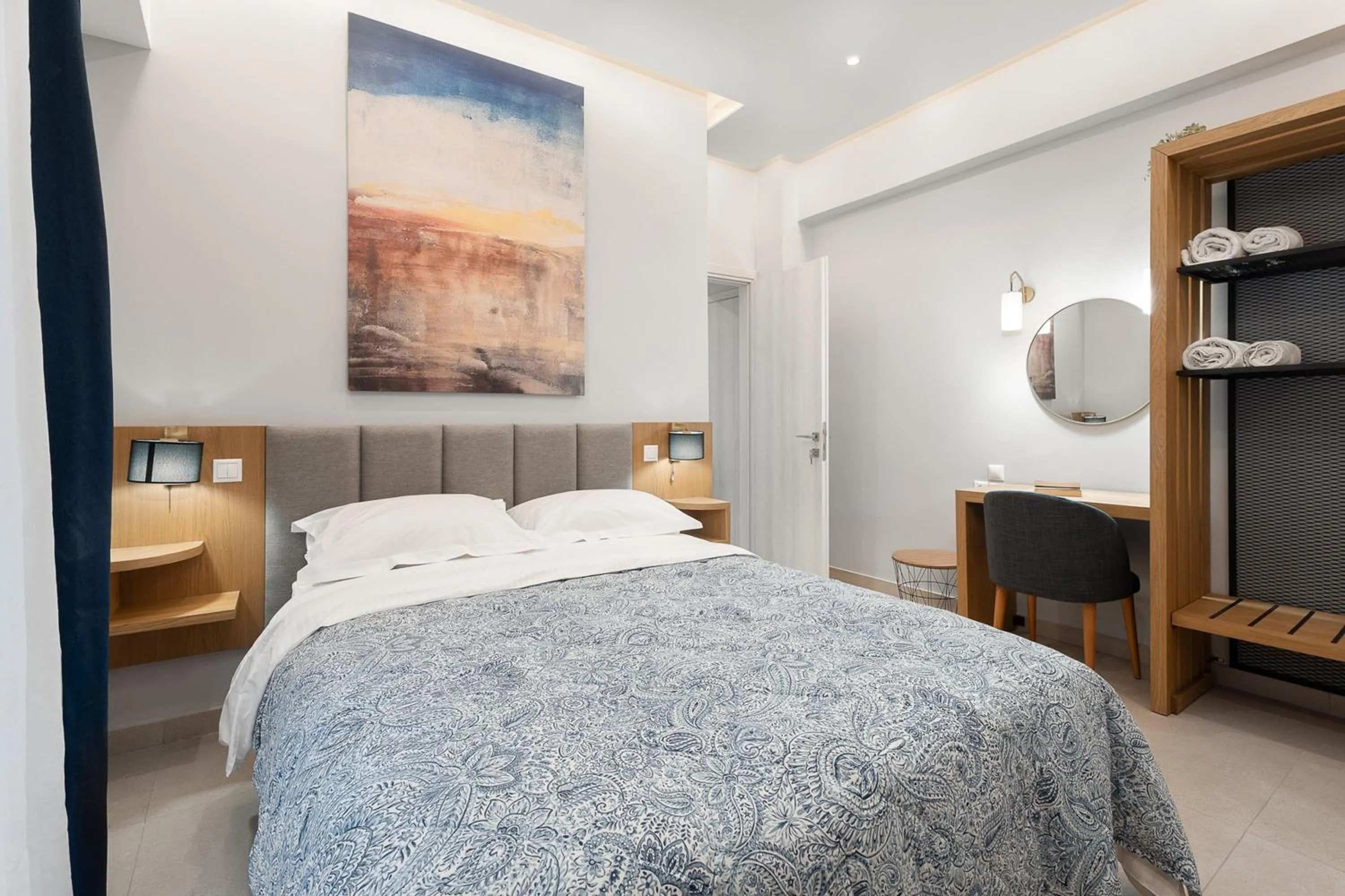 Bed in Captain's Seafront Apartments