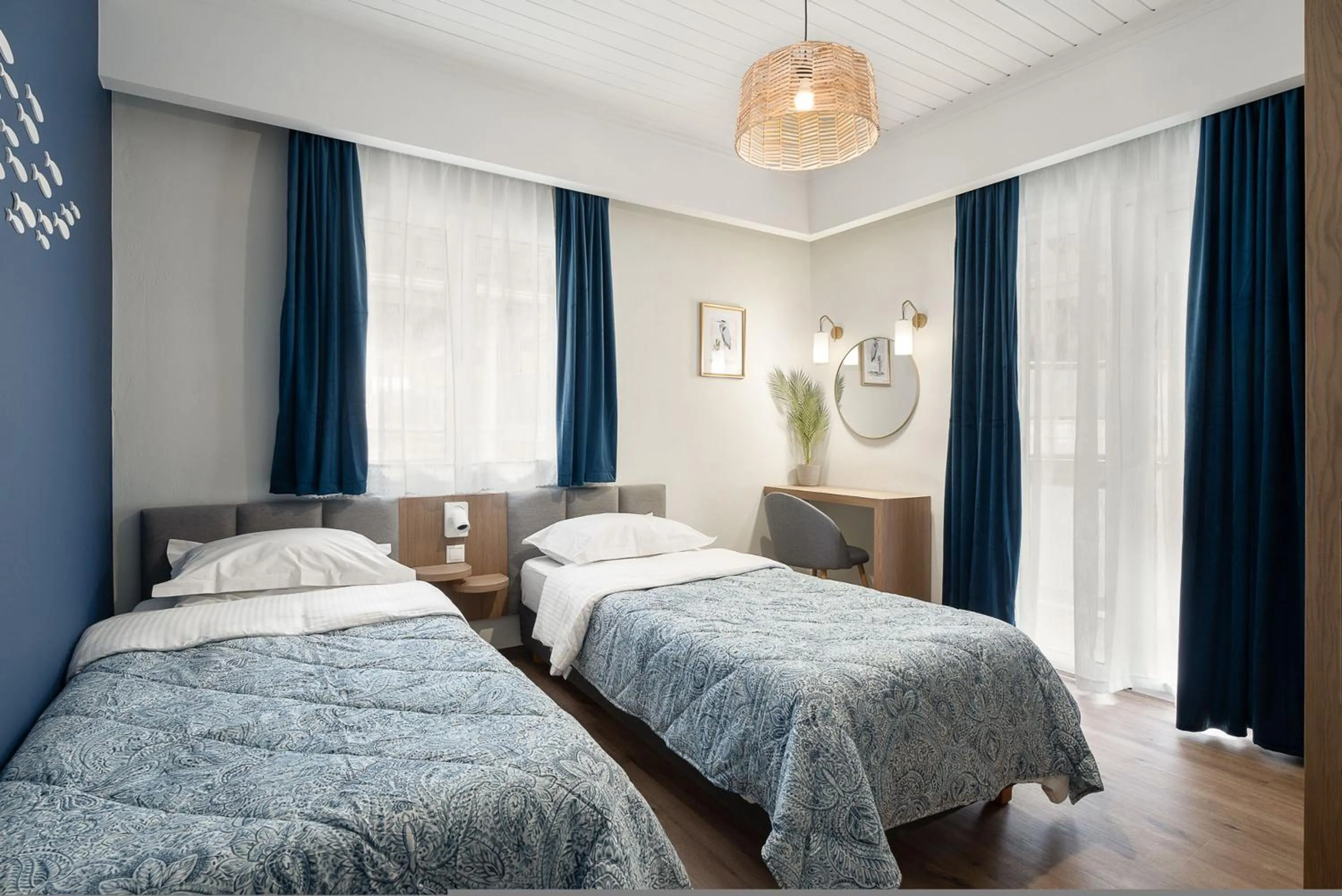 Bed in Captain's Seafront Apartments