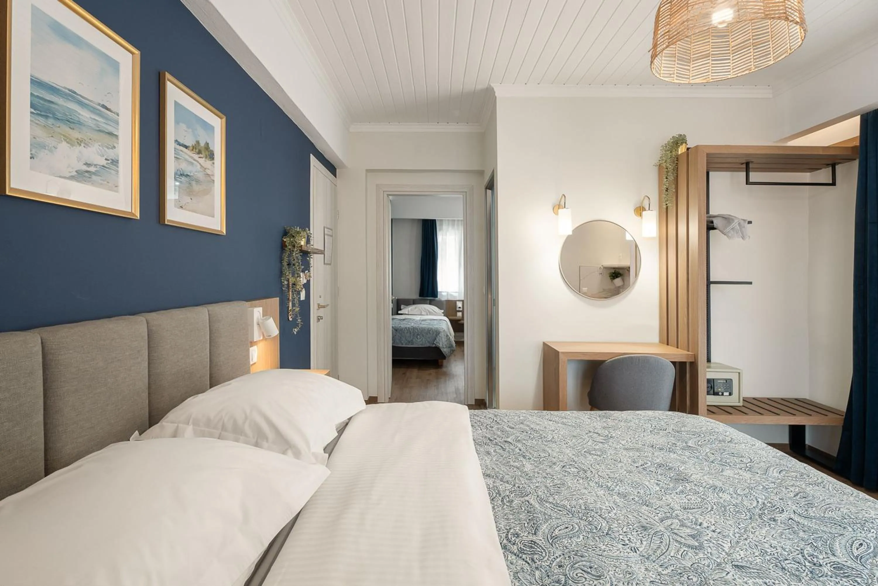 Bed in Captain's Seafront Apartments
