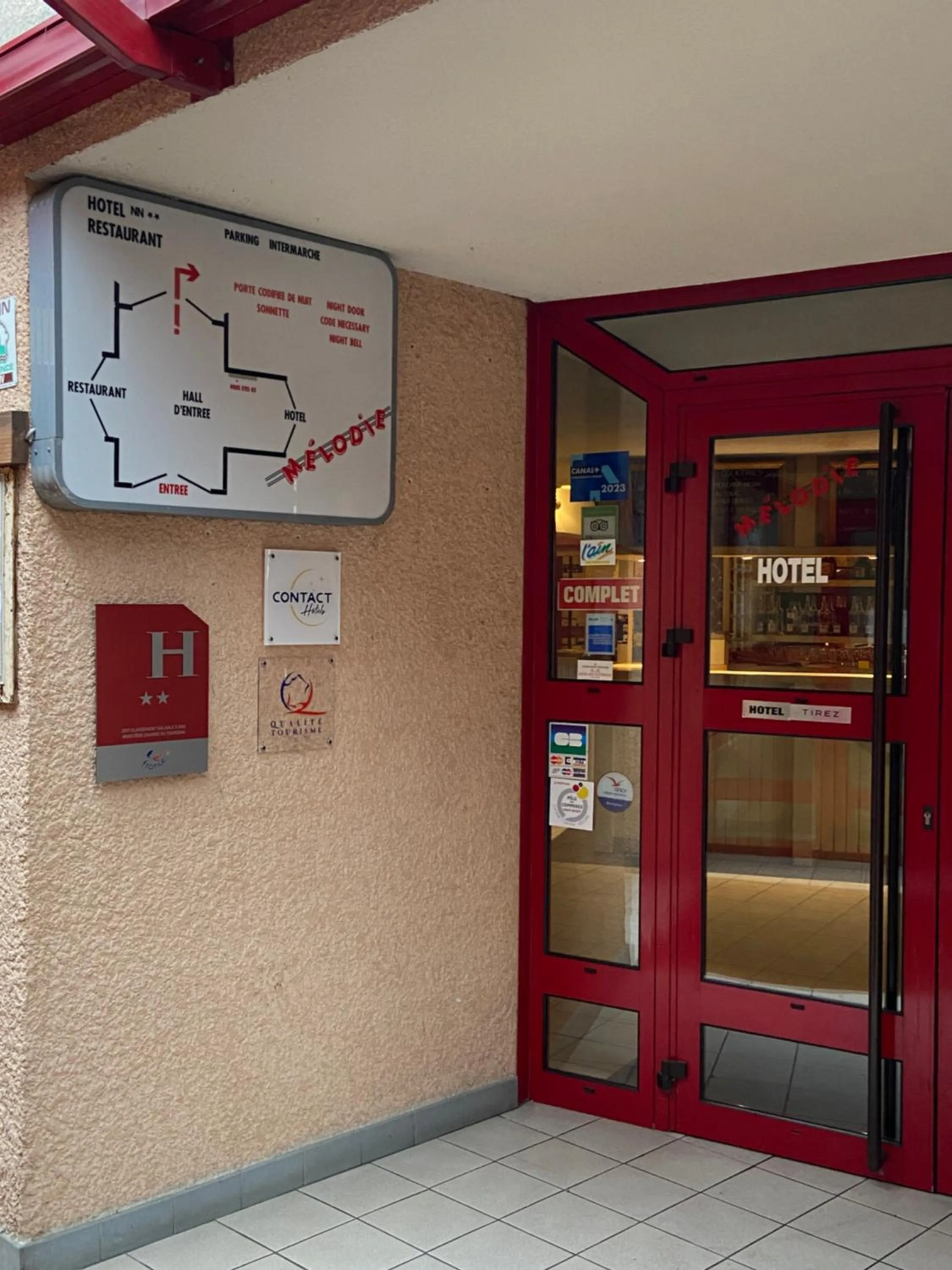 Property logo or sign in Hôtel Mélodie