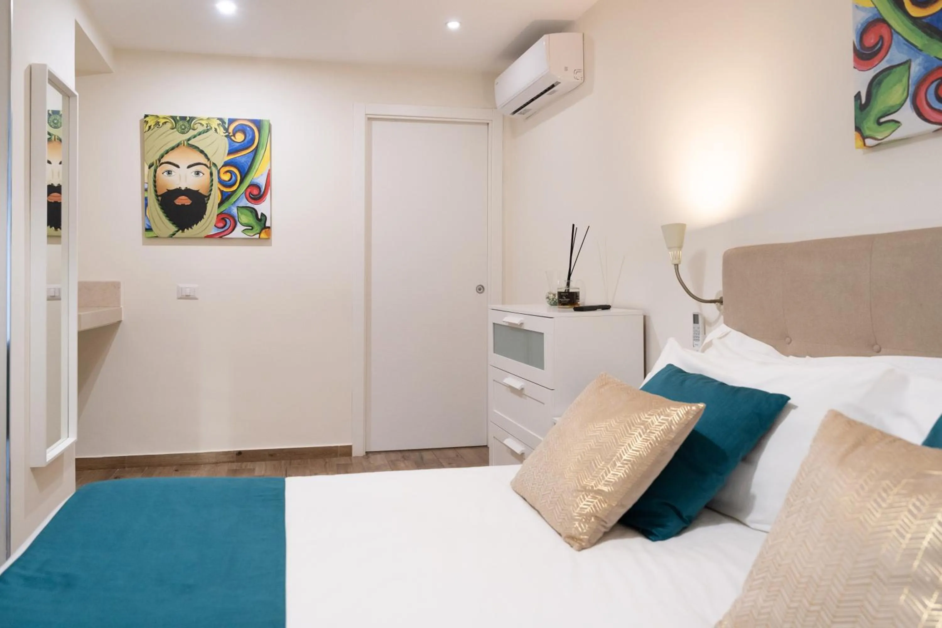 Bedroom, Bed in Nery Home Giardini Naxos