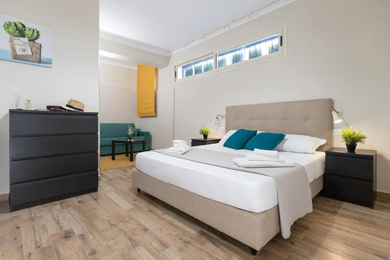 Bedroom, Bed in Khome Giardini Naxos