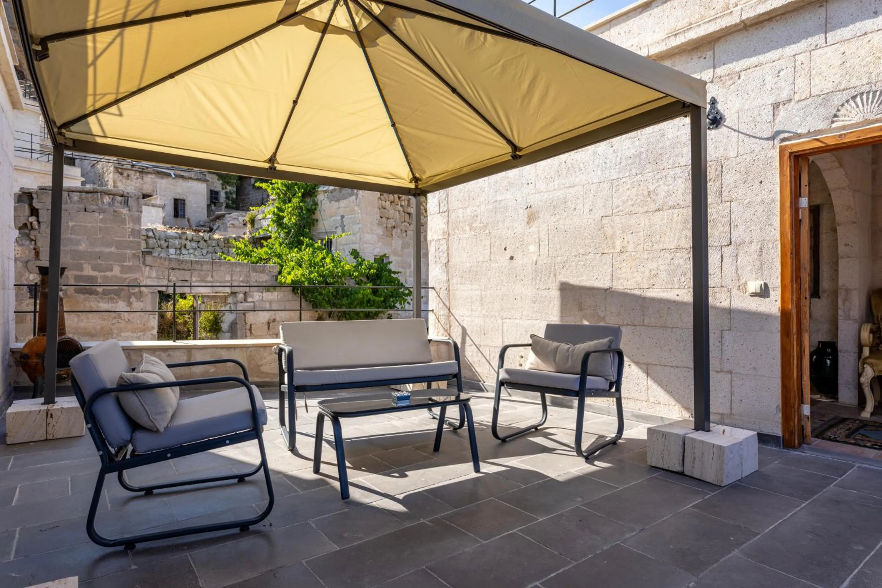 Patio in Cappadocia Eagle Cave Inn