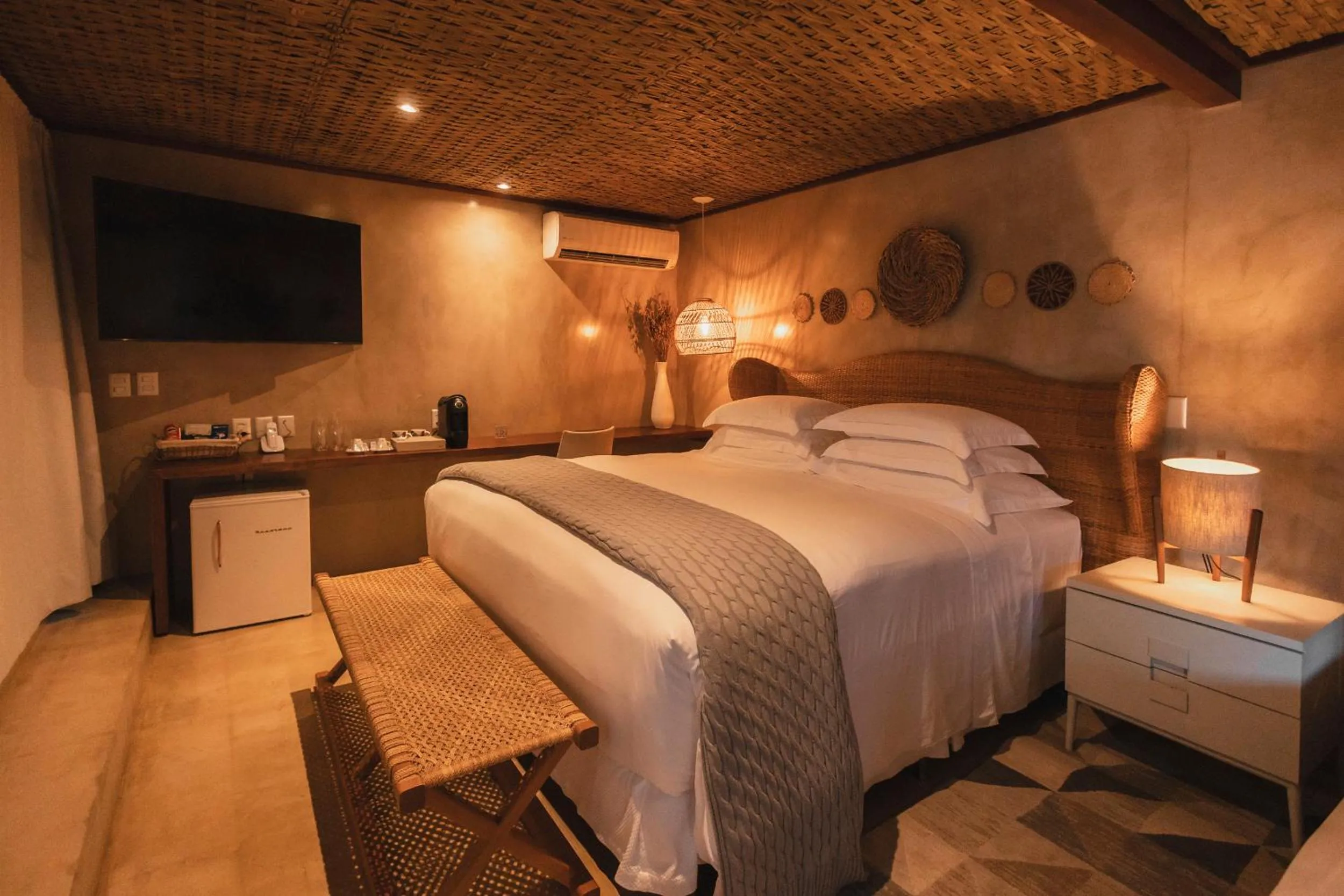 Bed in Pousada Maravilha