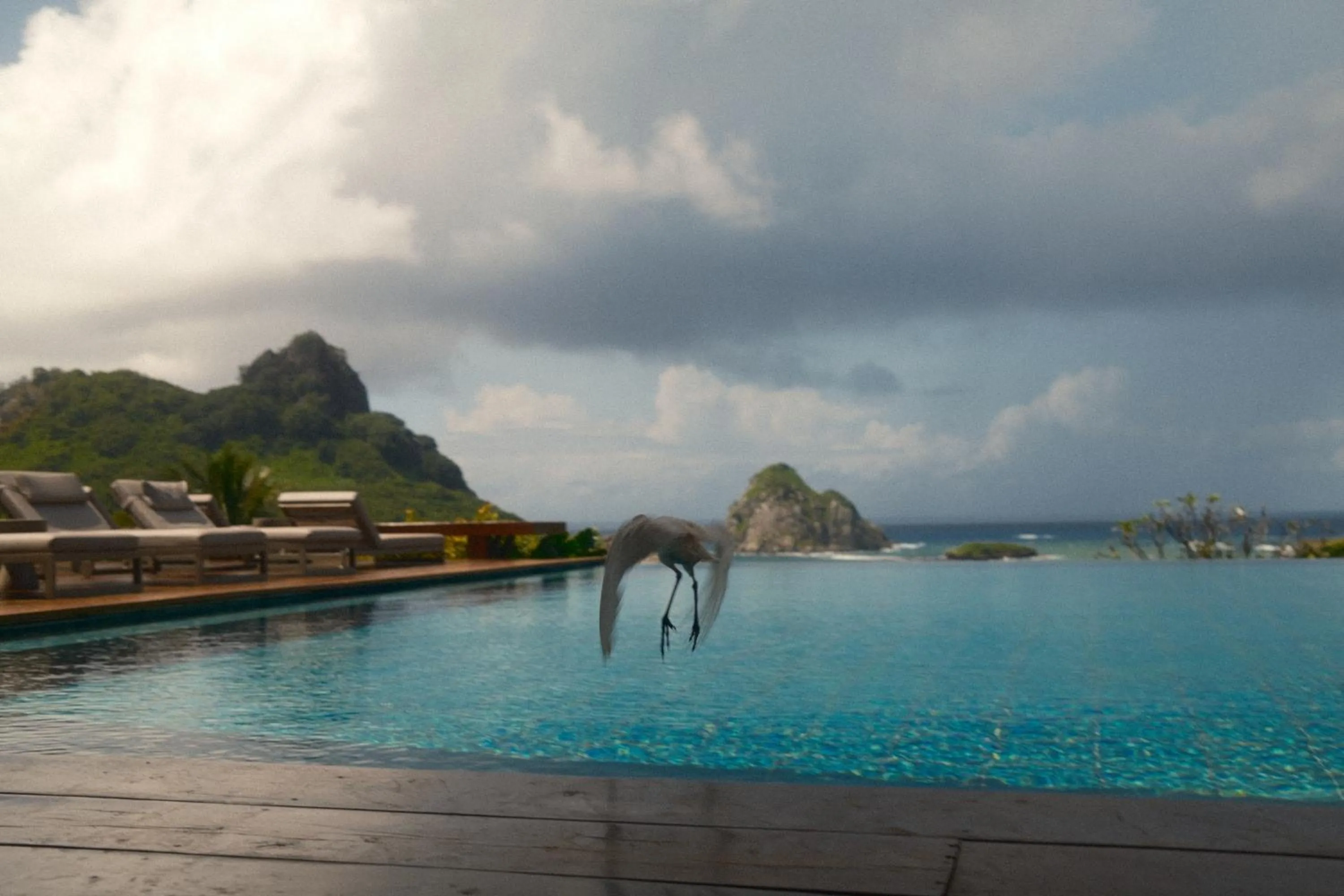 Swimming pool in Pousada Maravilha