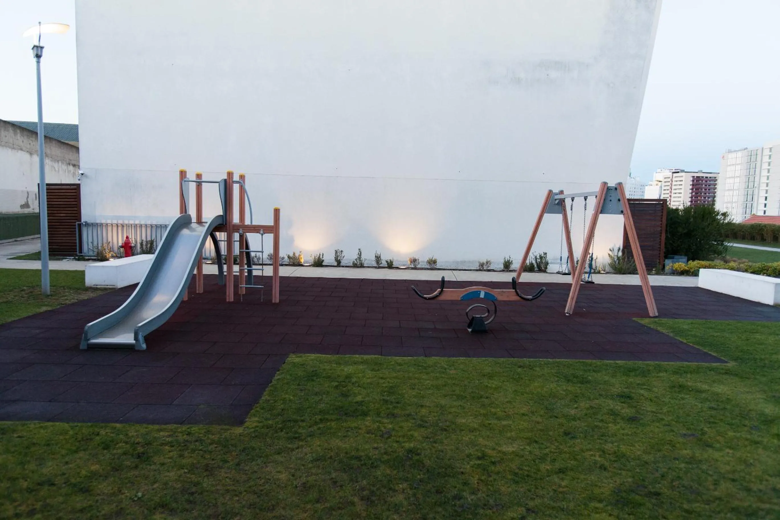 Children play ground in Charming Apartment with Balcony & Pool