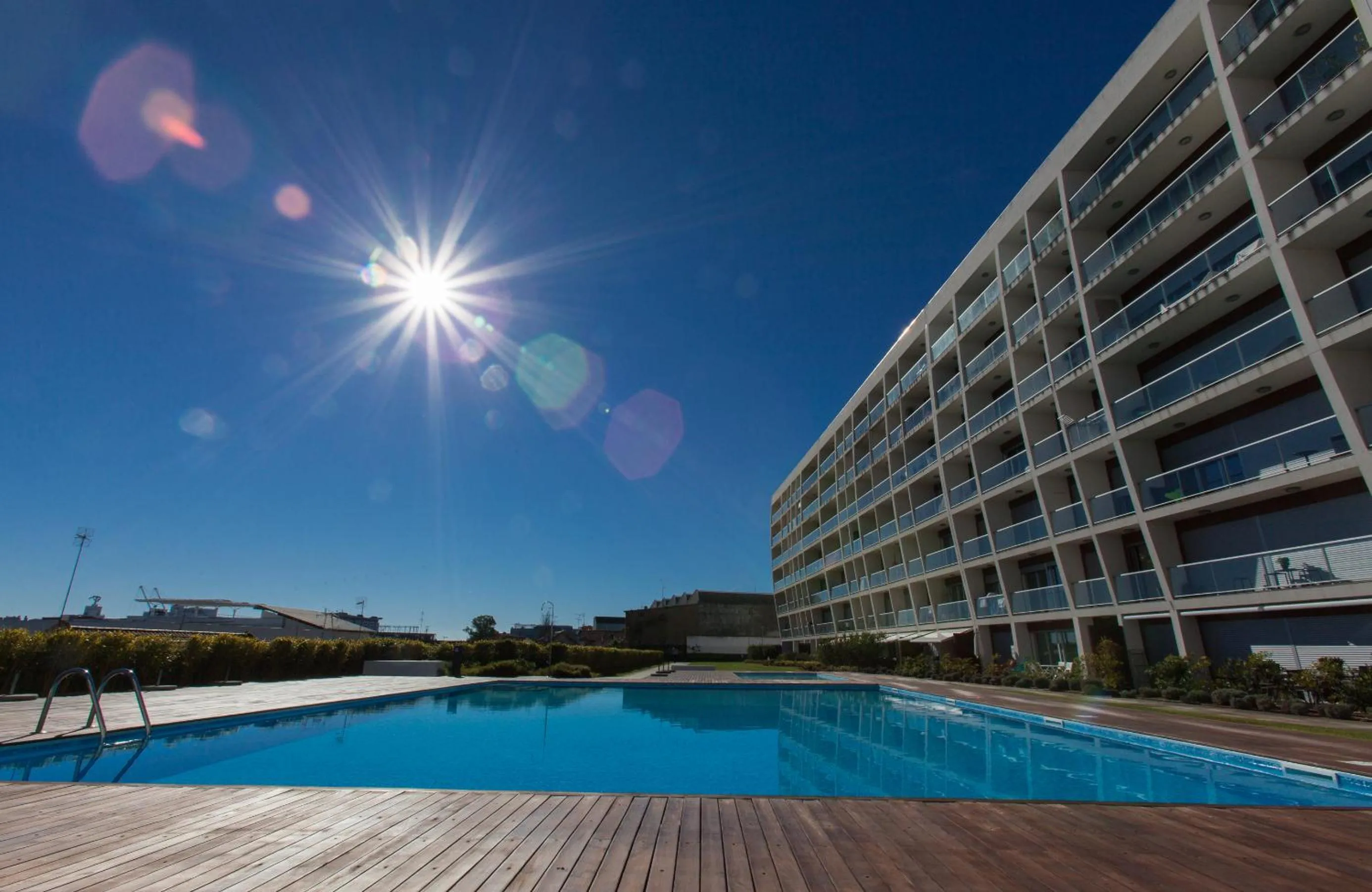 Swimming pool in Charming Apartment with Balcony & Pool