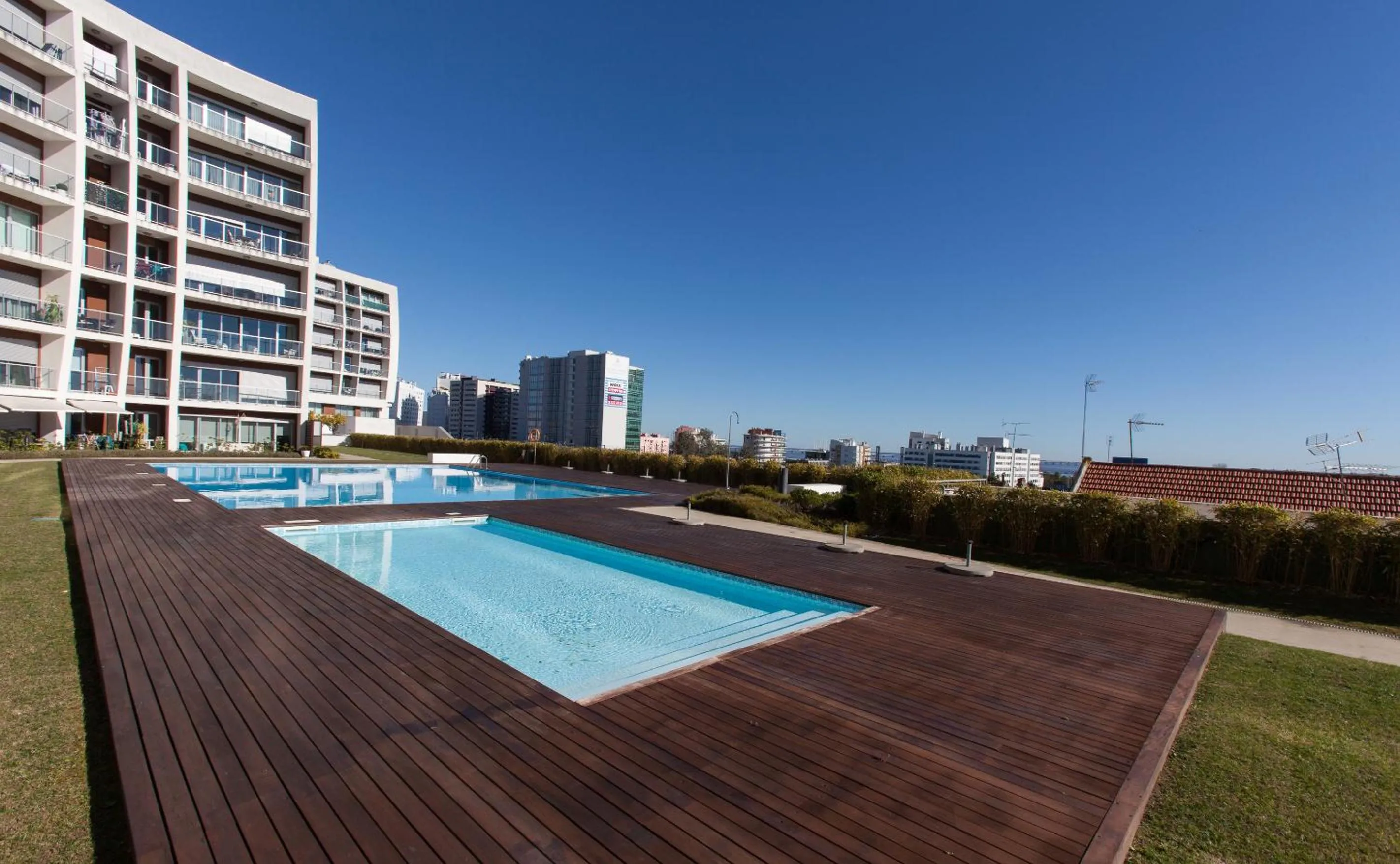 Swimming pool in Charming Apartment with Balcony & Pool