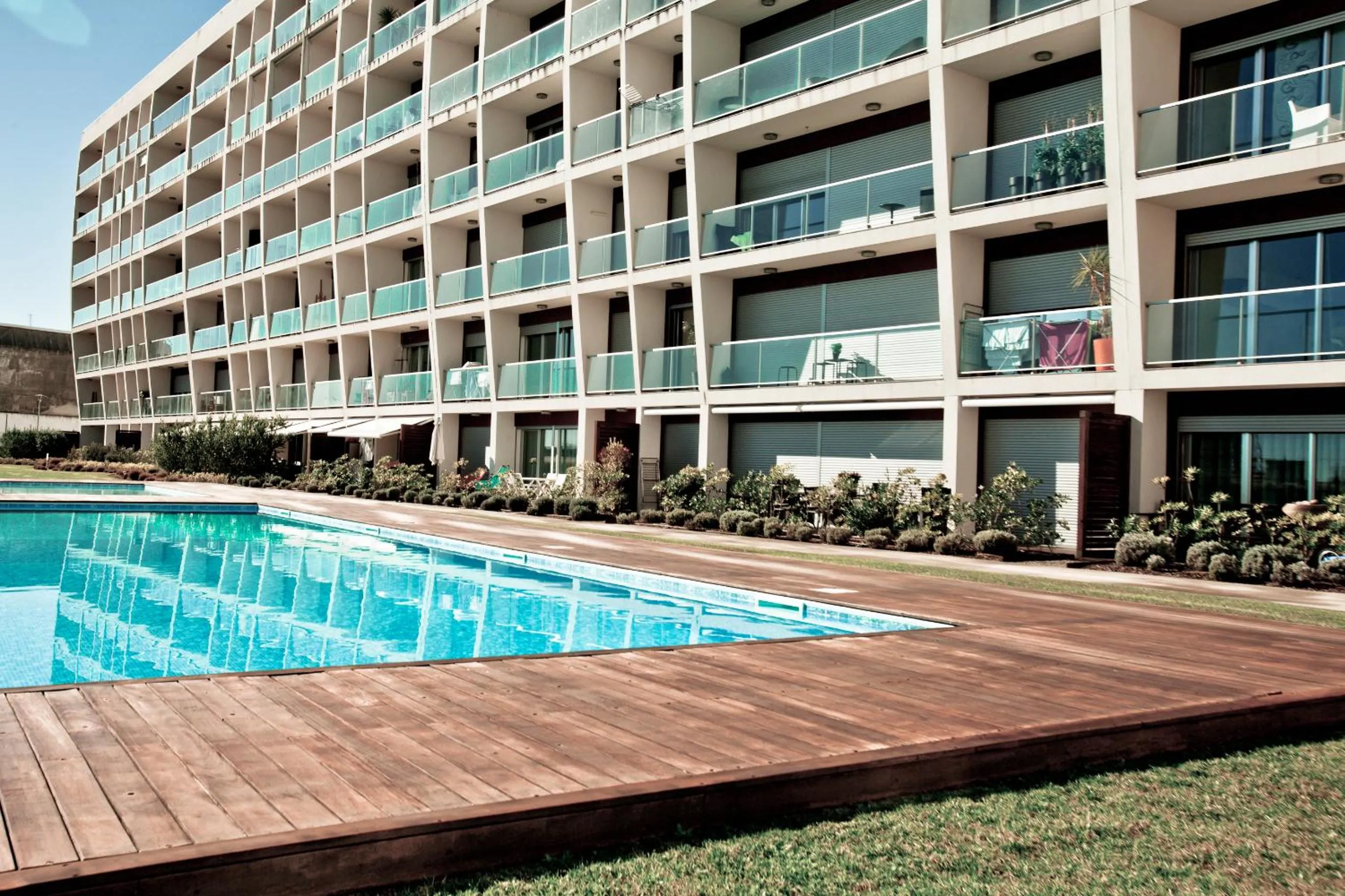 Swimming pool in Charming Apartment with Balcony & Pool