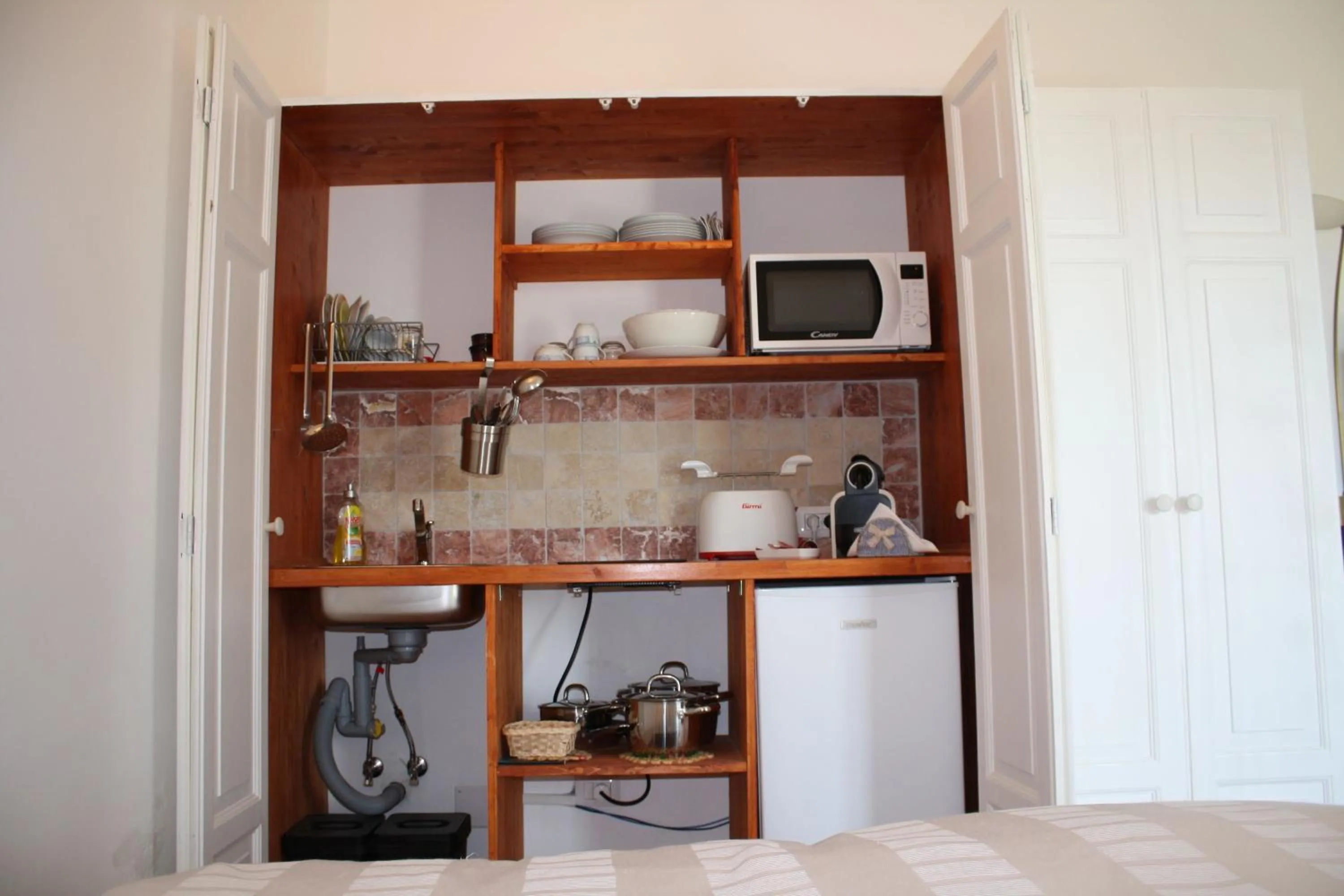Kitchen or kitchenette in Ippocastano B&B