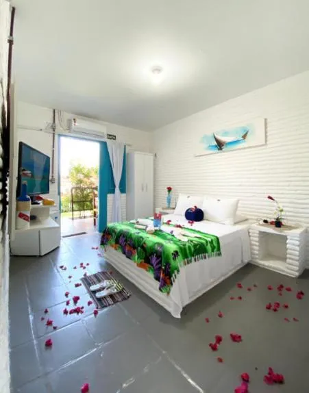 Bed in Pousada & Food 3 Abelhas