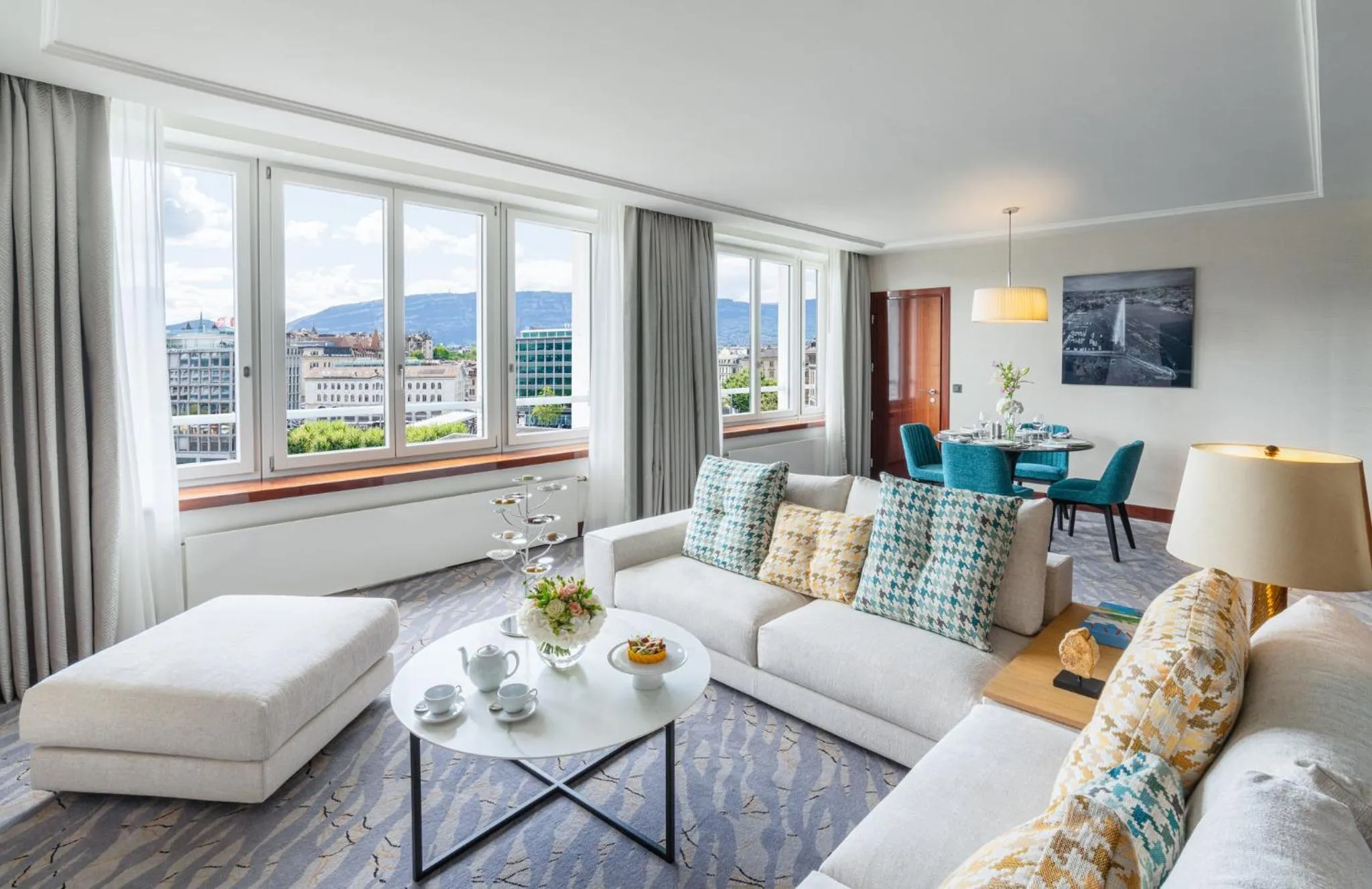 Living room in Mandarin Oriental, Geneva