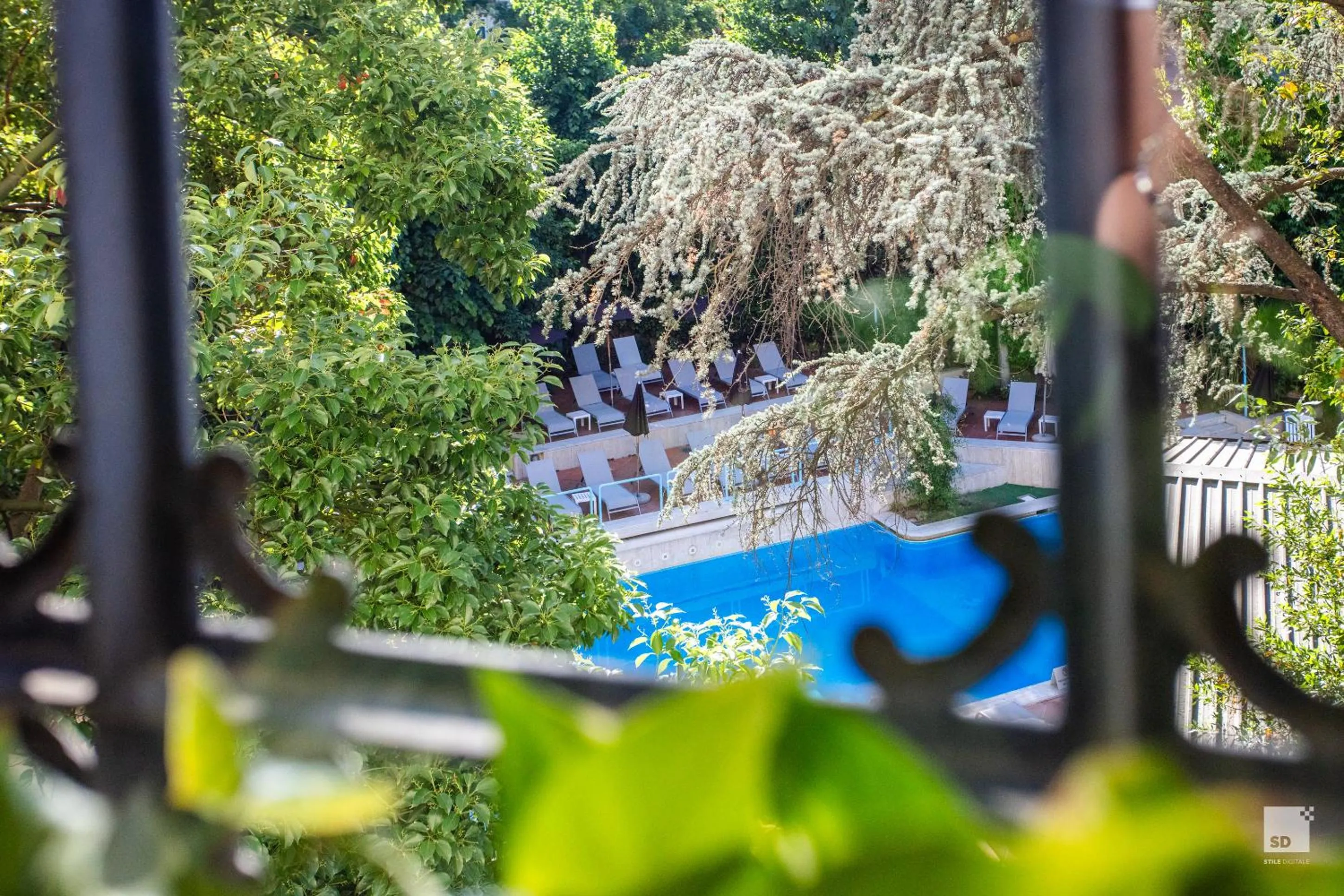 Garden view in Aldrovandi Residence City Suites