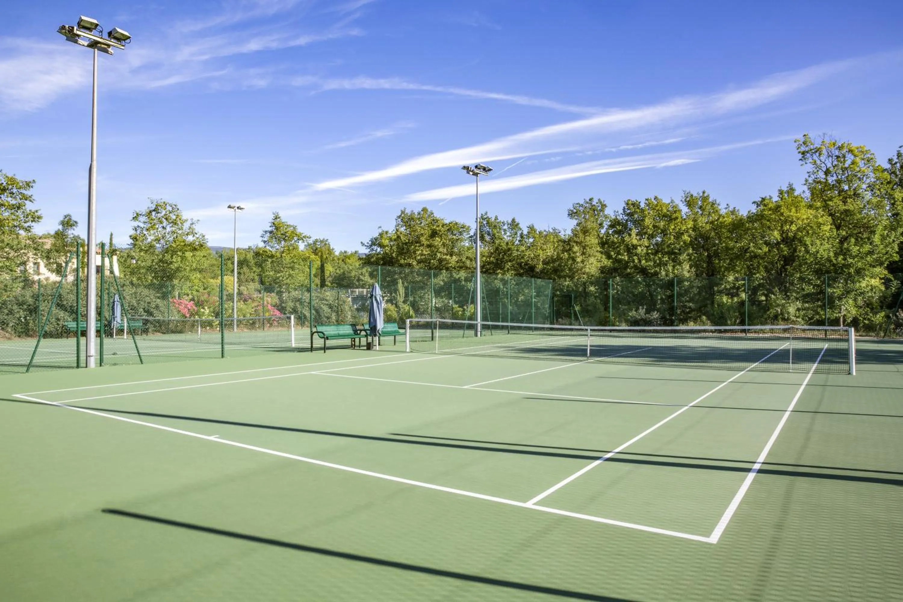 Tennis court in Terre Blanche Hotel Spa Golf Resort