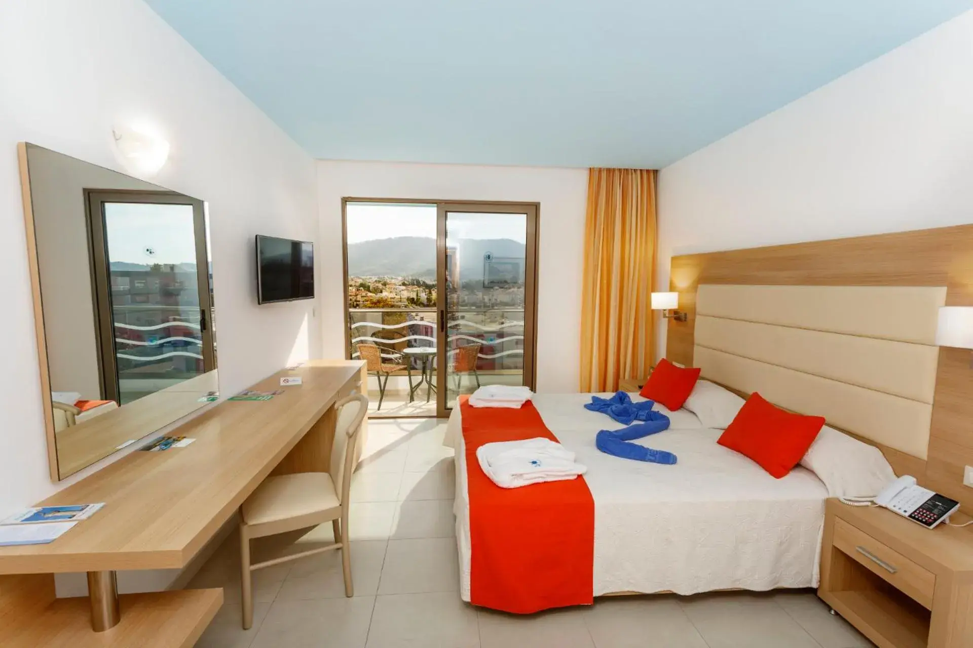 Bed in Blue Horizon Bed in Blue Horizon