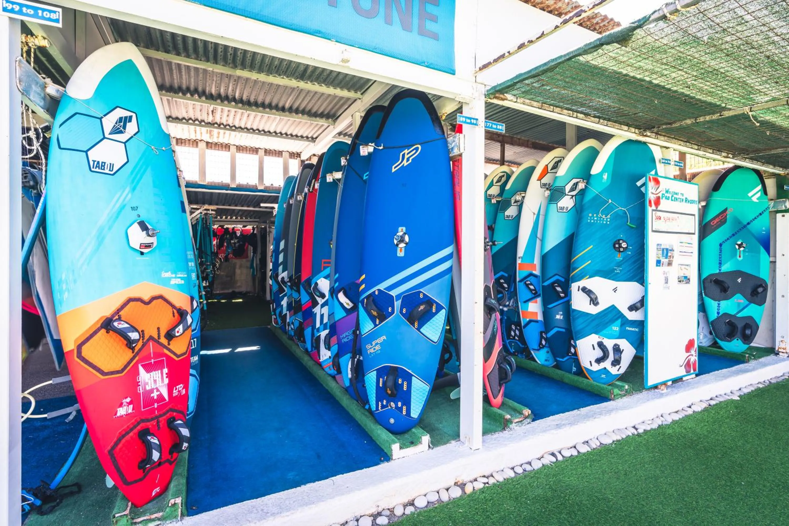 Windsurfing in Blue Horizon