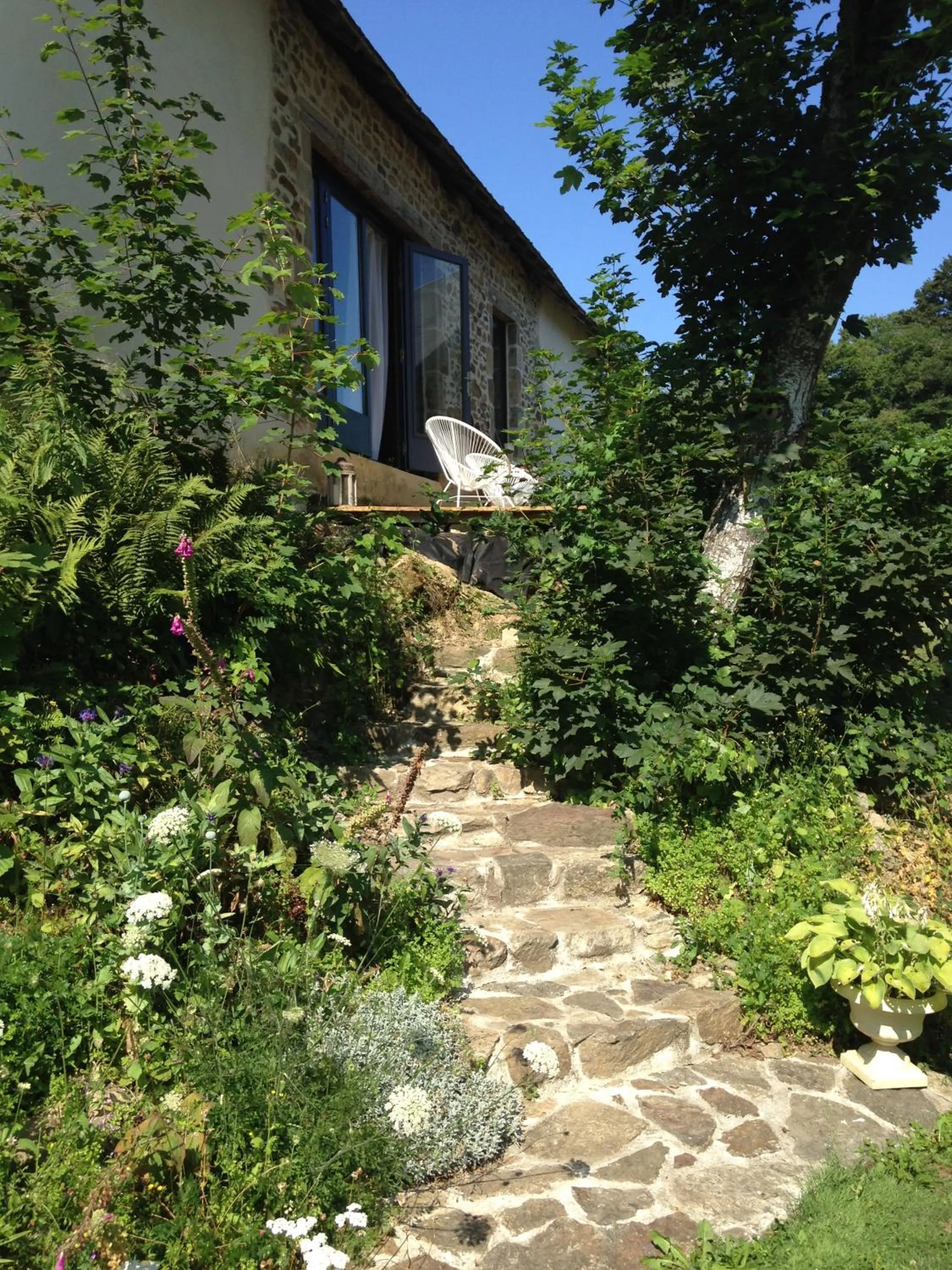 Garden in B&B Maison Coralie