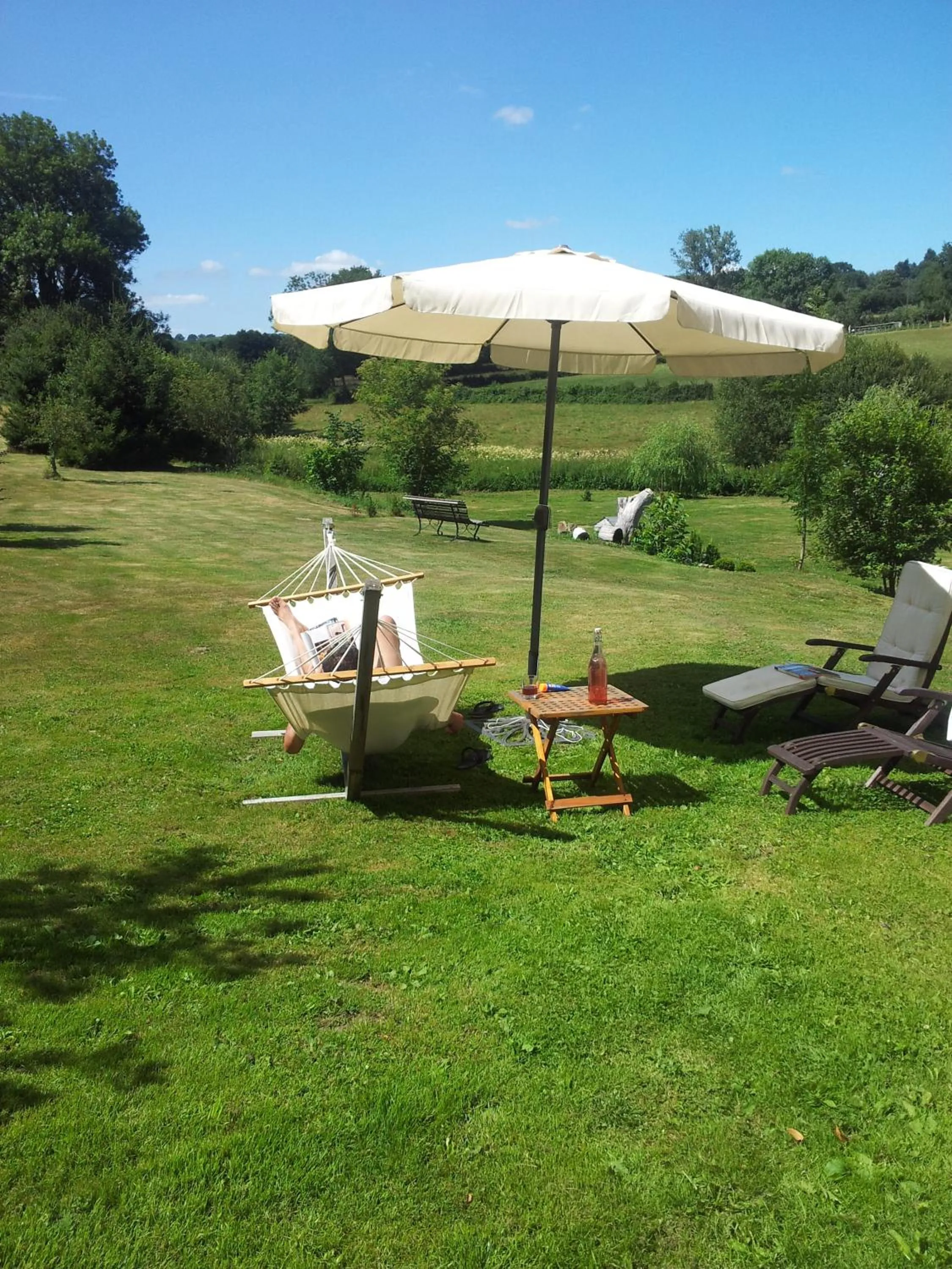 Garden in B&B Maison Coralie