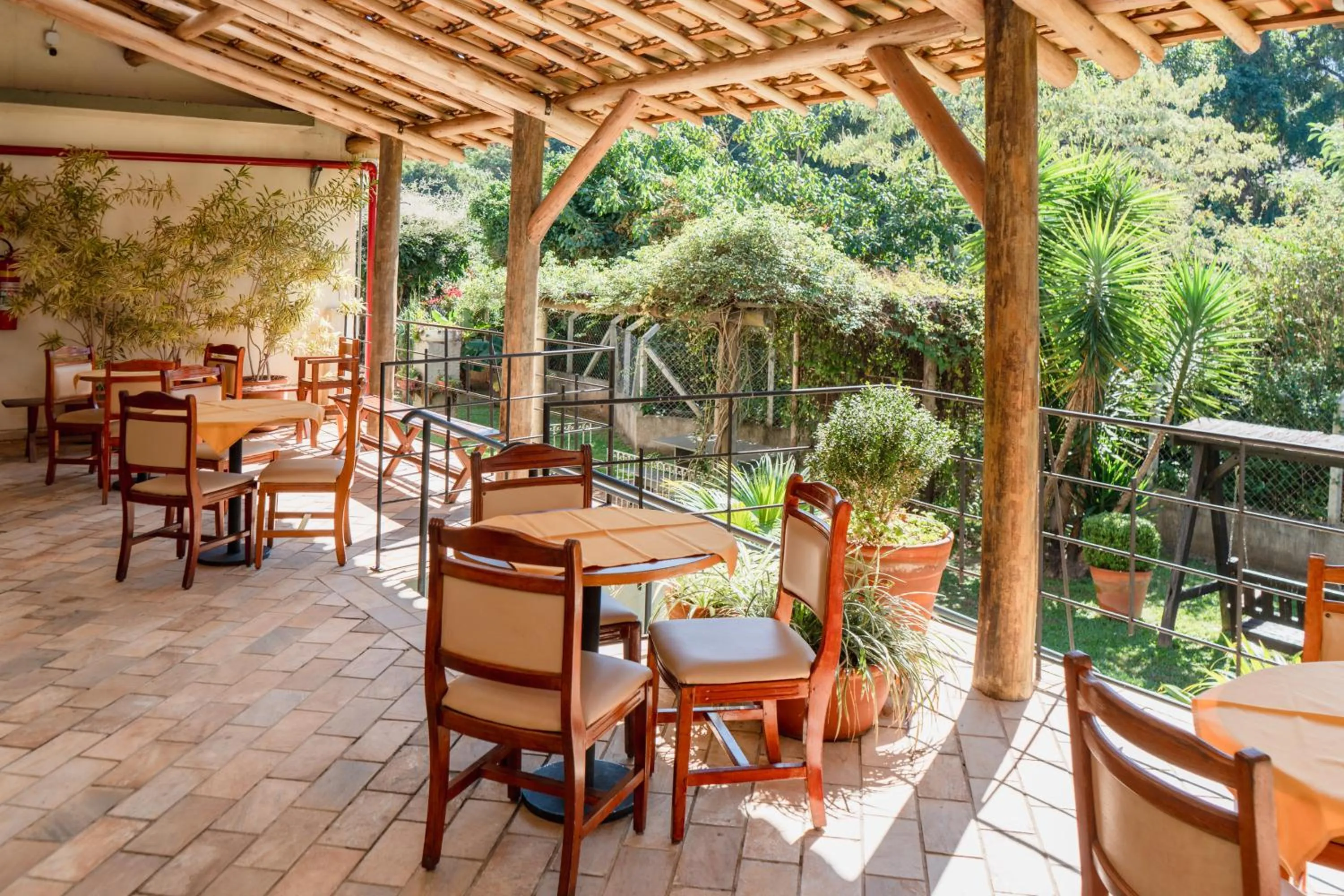 Patio in Hotel Santiago