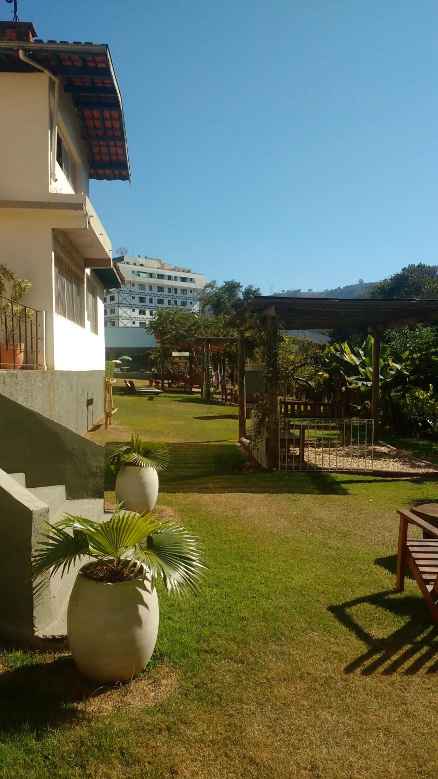 Garden view in Hotel Santiago