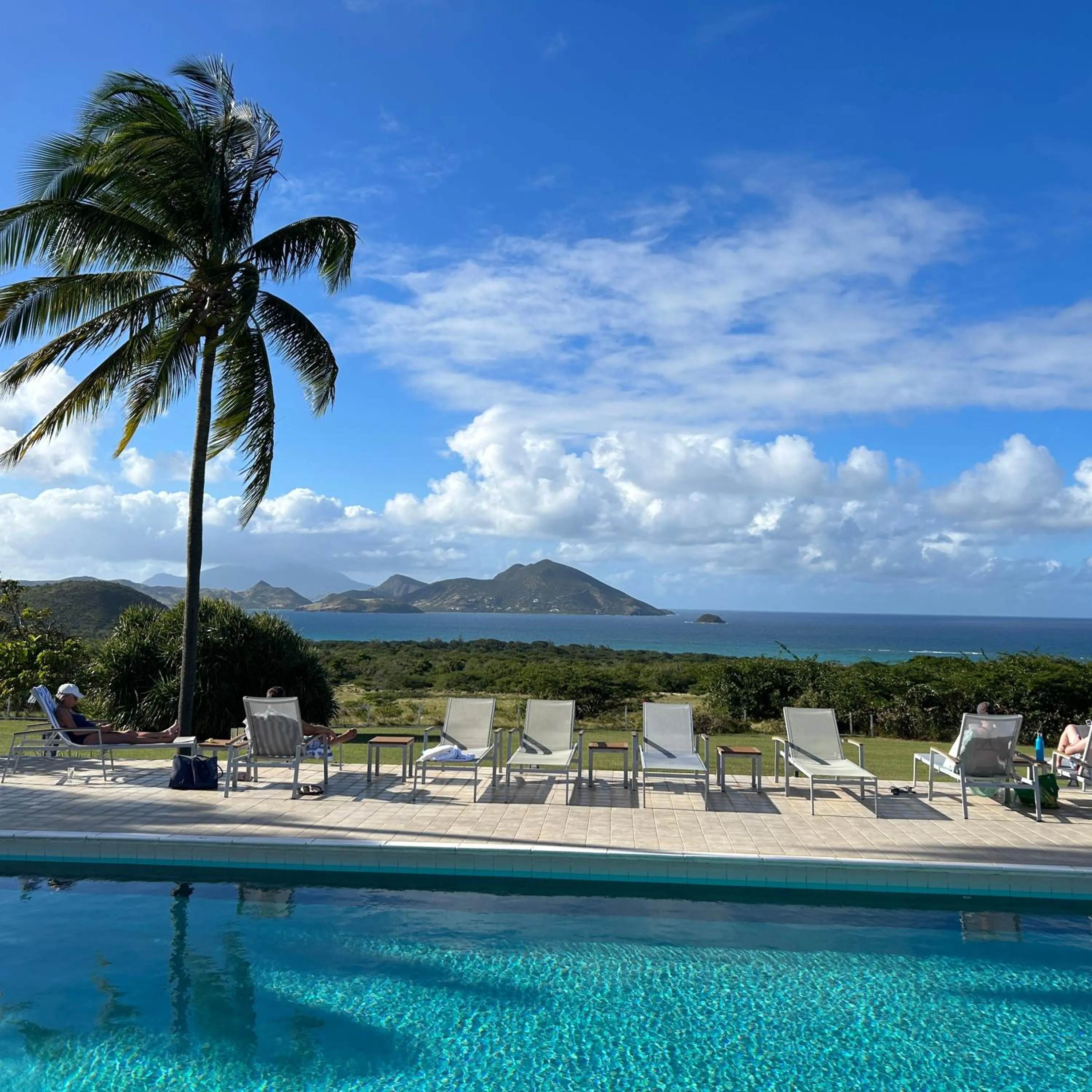 Pool view in Mount Nevis Hotel