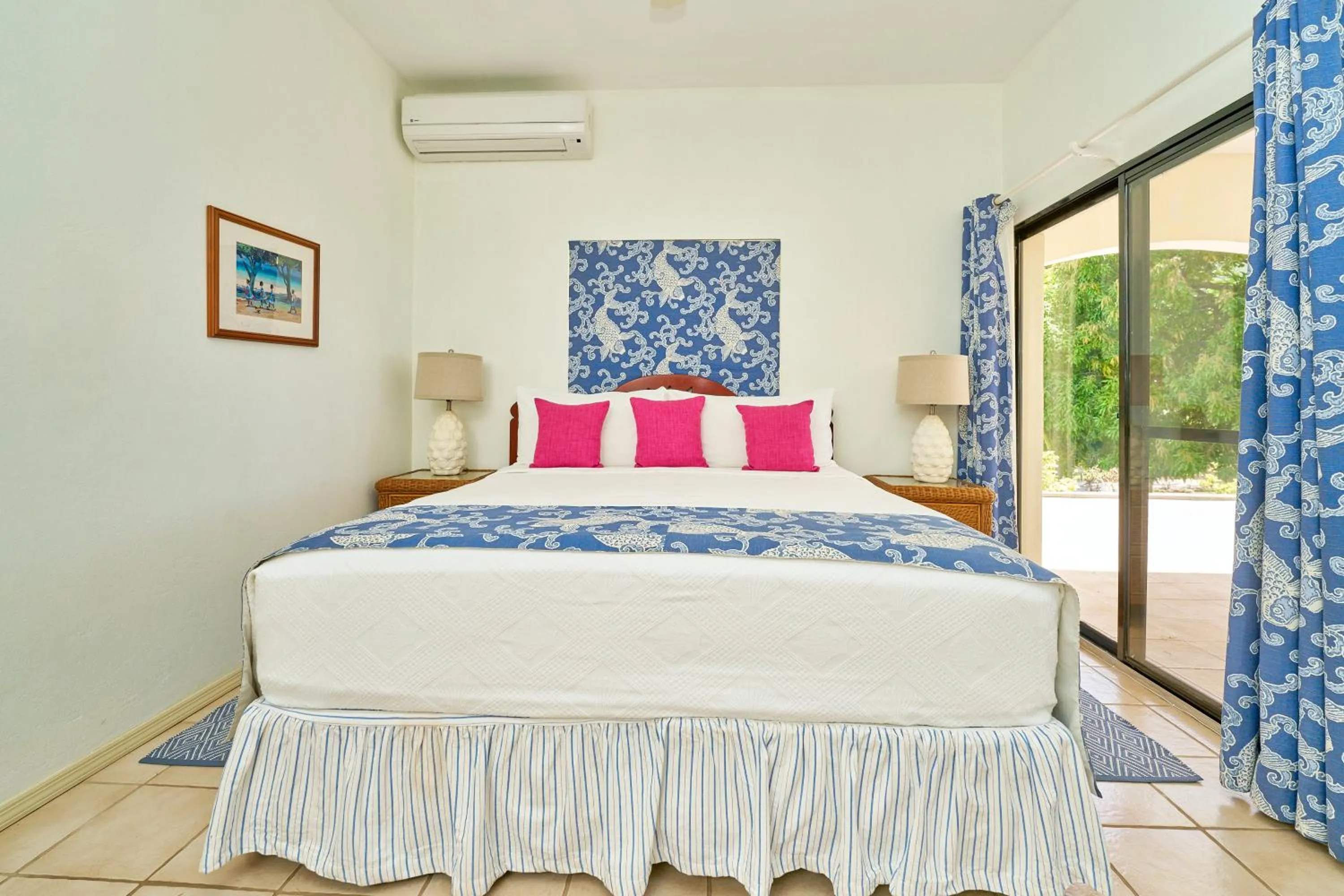 Bed in Mount Nevis Hotel