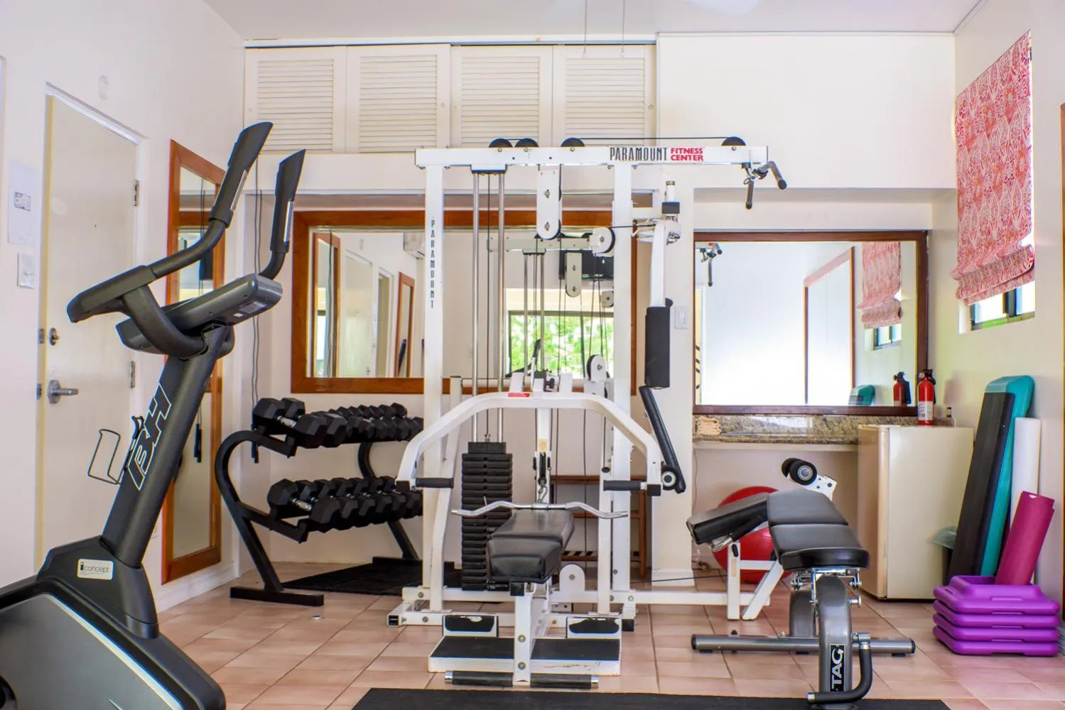 Fitness centre/facilities in Mount Nevis Hotel
