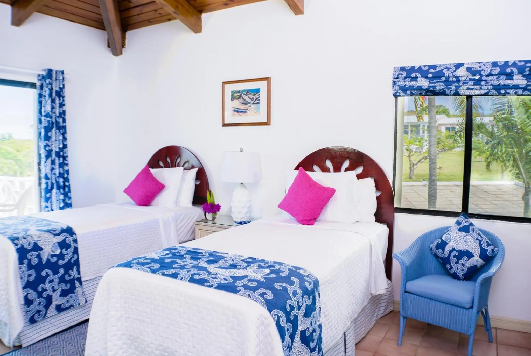 Bed in Mount Nevis Hotel