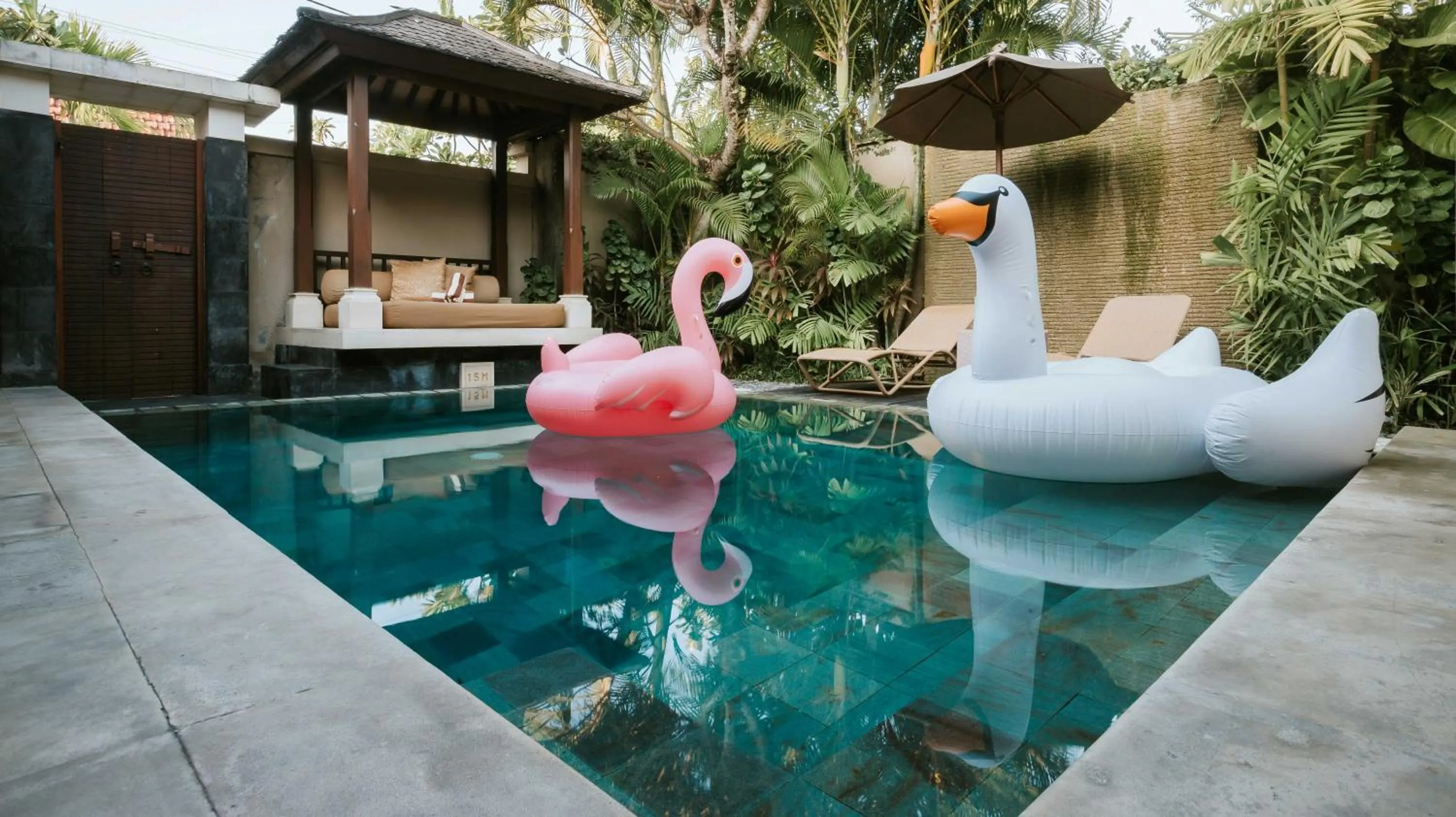 Swimming pool in DISINI Luxury Spa Villas-CHSE Certified