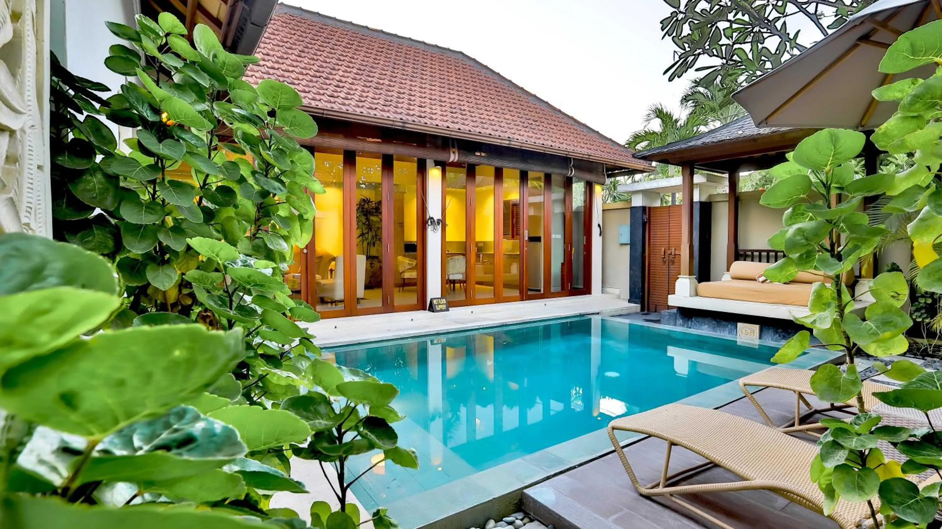 Swimming pool in DISINI Luxury Spa Villas-CHSE Certified